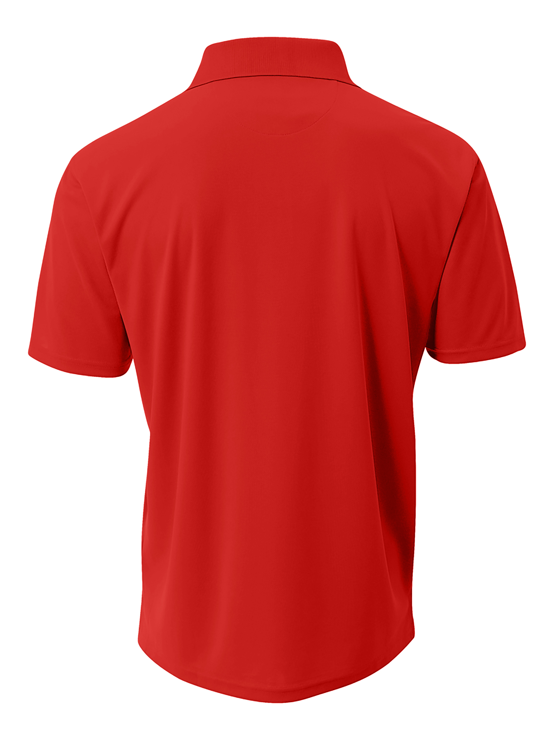 N3008 A4 Mens Performance Pique Polo N3008 A4 Mens Performance Pique Polo - Back Image