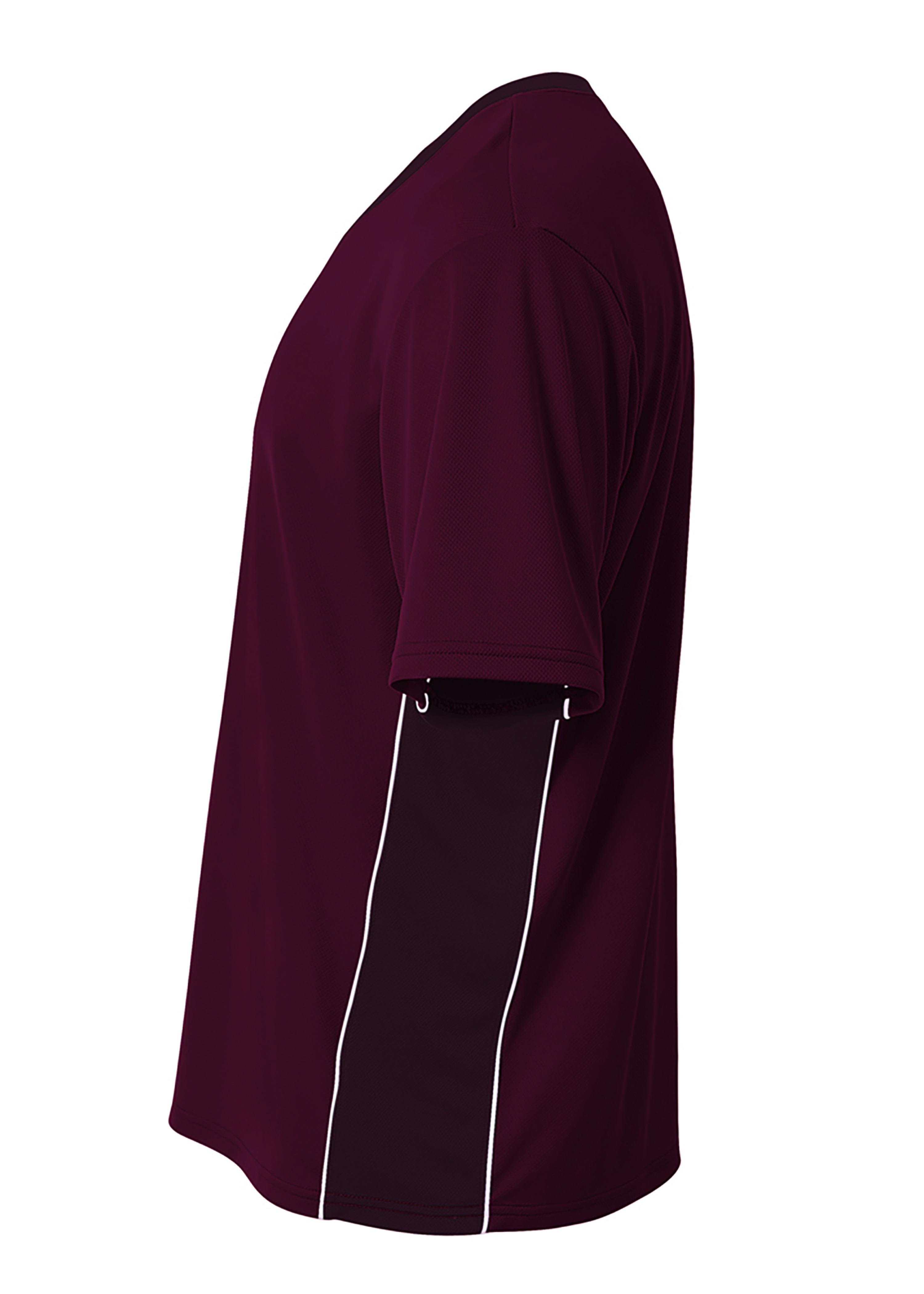 N3018 A4 Mens Liga V-Neck Soccer Jersey - Siide Image