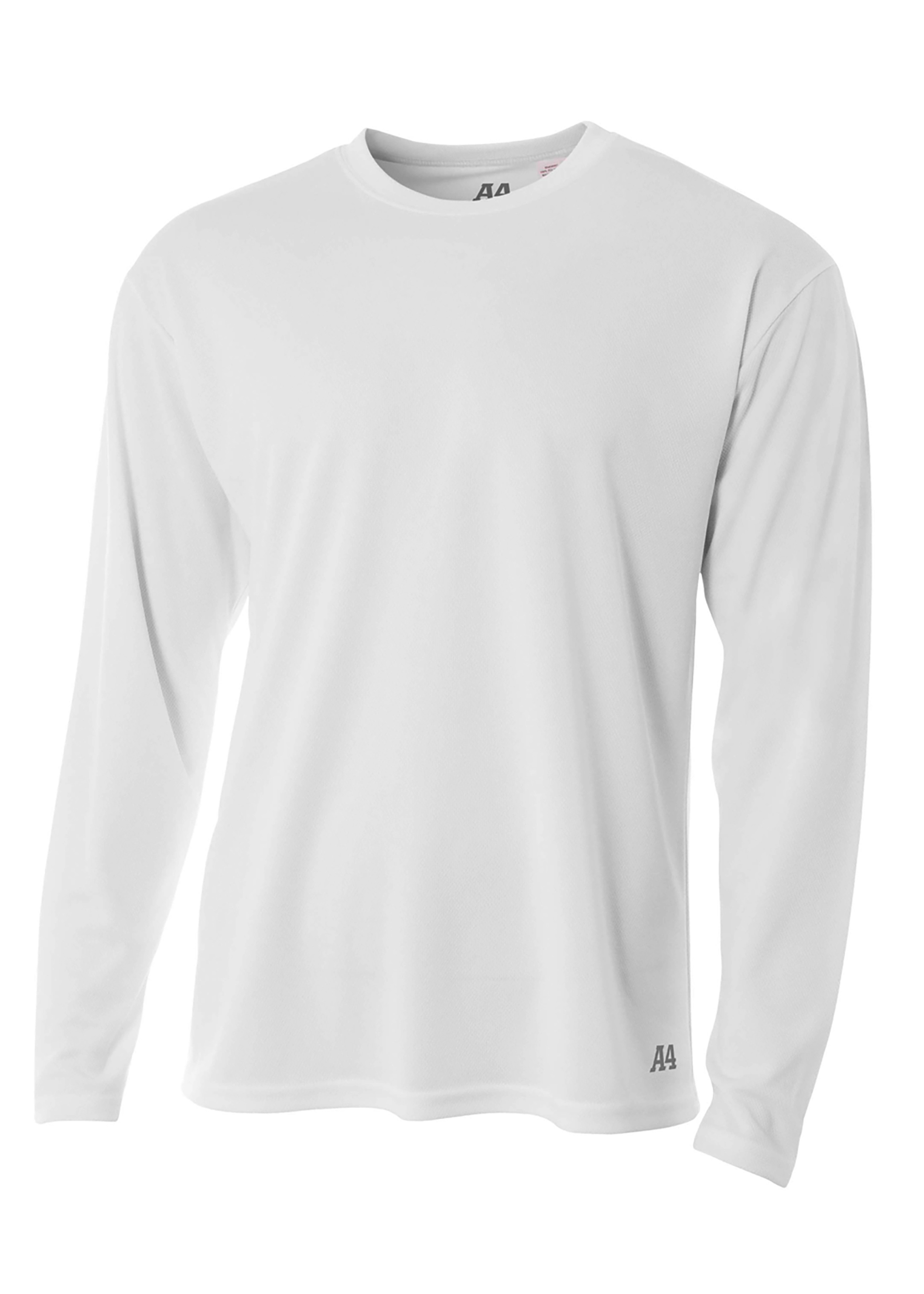 N3253 A4 Mens Birds-Eye Mesh Long Sleeve T-Shirt N3253 A4 Mens Birds-Eye Mesh Long Sleeve T-Shirt