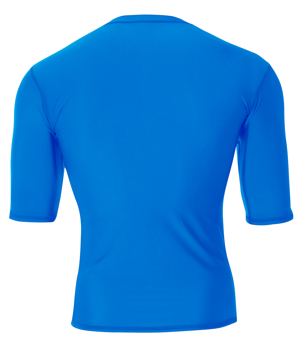 N3283 A4 Mens 7 vs 7 Compression T-Shirt N3283 A4 Mens 7 vs 7 Compression T-Shirt - Back Image