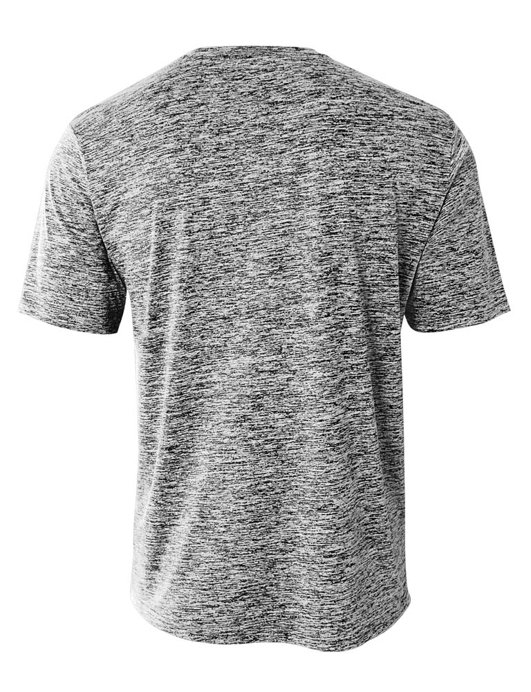 A4 Direct to Garment (DTG) N3296 Mens Space Dye T-Shirt - Back Image