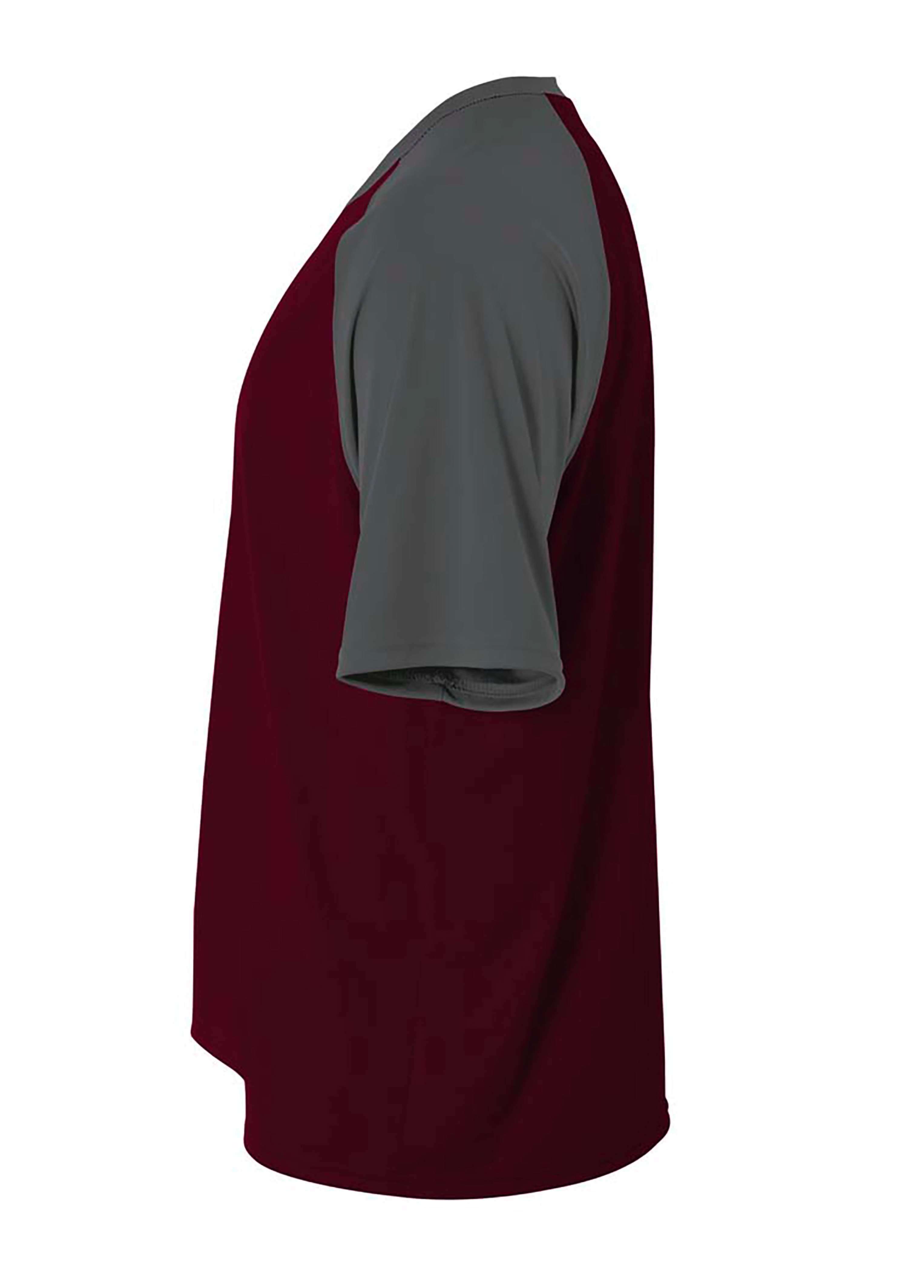 N3373 A4 Adult Polyester V-Neck Strike Jersey with Contrast Sleeve N3373 A4 Adult Polyester V-Neck Strike Jersey with Contrast Sleeve - Siide Image