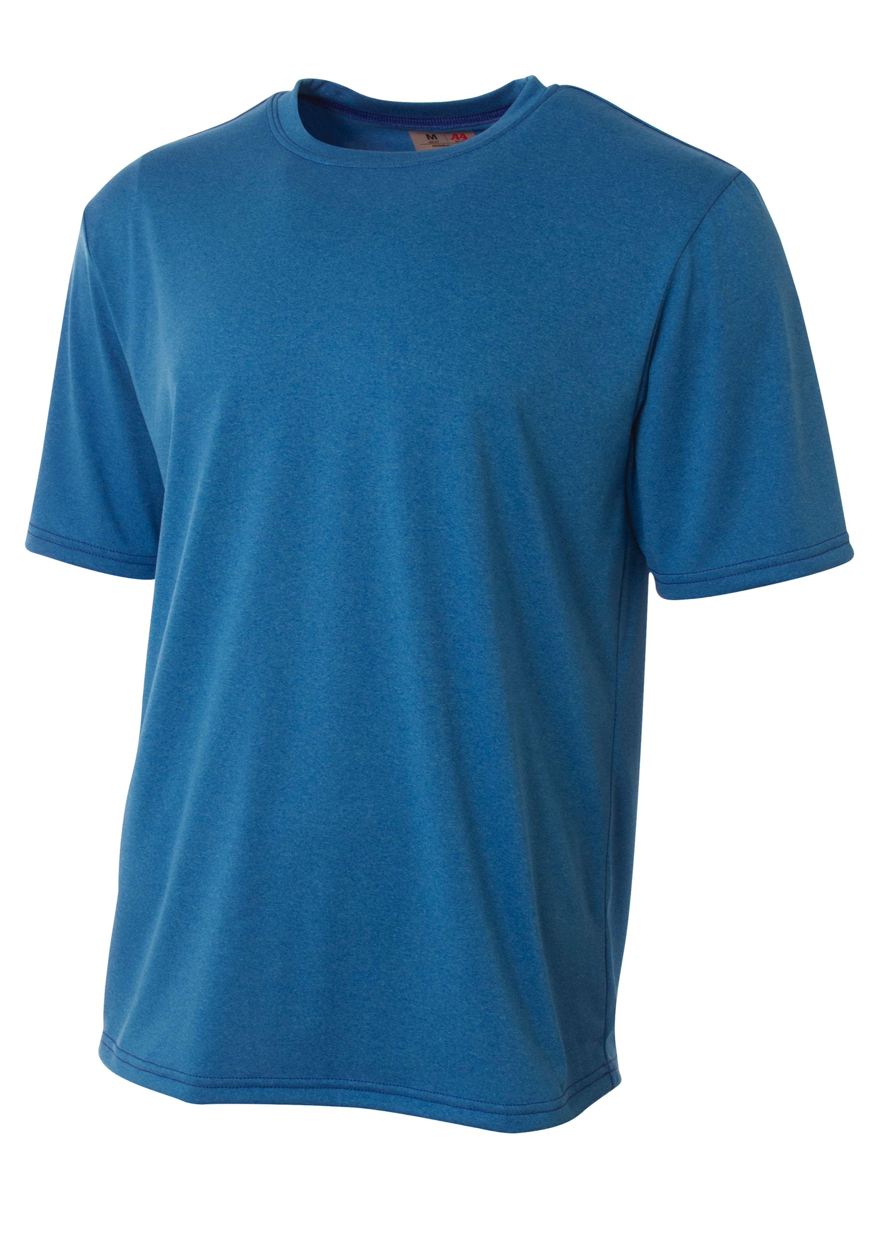 N3381 A4 Adult Topflight Heather Performance T-Shirt