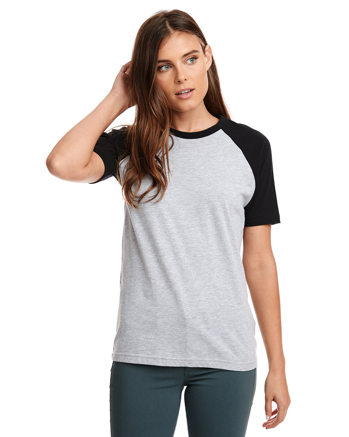 N3650 Next Level Unisex Raglan Short-Sleeve T-Shirt