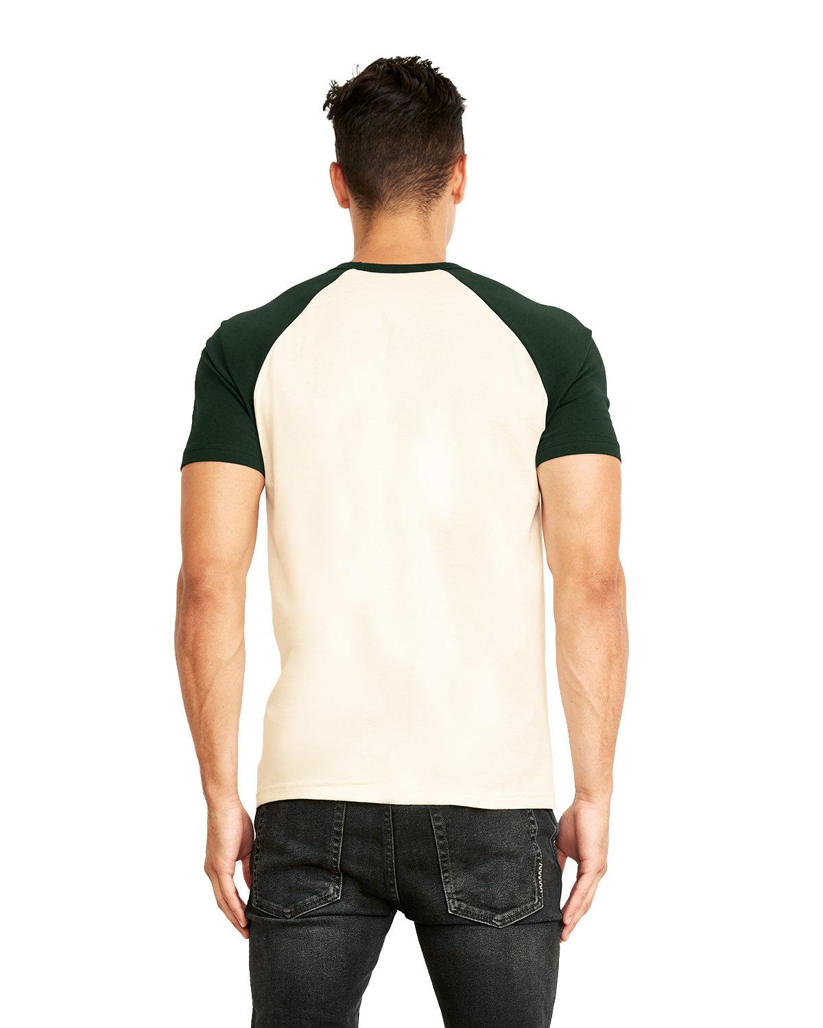 N3650 Next Level Unisex Raglan Short-Sleeve T-Shirt N3650 Next Level Unisex Raglan Short-Sleeve T-Shirt - Back Image