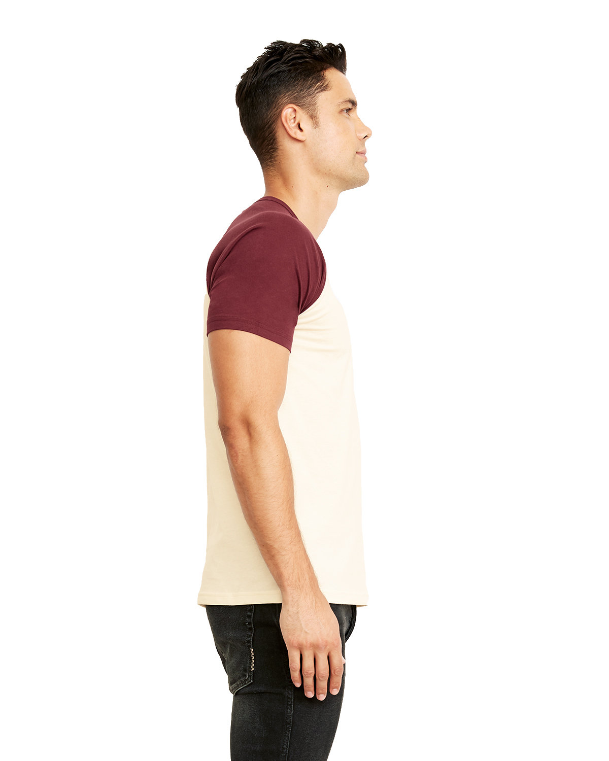 N3650 Next Level Unisex Raglan Short-Sleeve T-Shirt - Siide Image