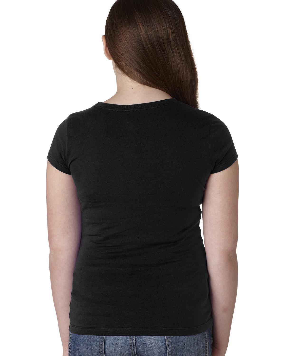 N3710 Next Level Youth Girls’ Princess T-Shirt - Back Image
