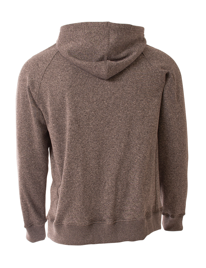 N4001 A4 Mens Agility Full-Zip Tech Fleece Hooded Sweatshirt - Back Image