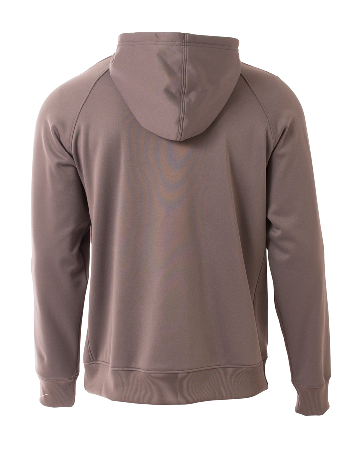 N4001 A4 Mens Agility Full-Zip Tech Fleece Hooded Sweatshirt N4001 A4 Mens Agility Full-Zip Tech Fleece Hooded Sweatshirt - Back Image