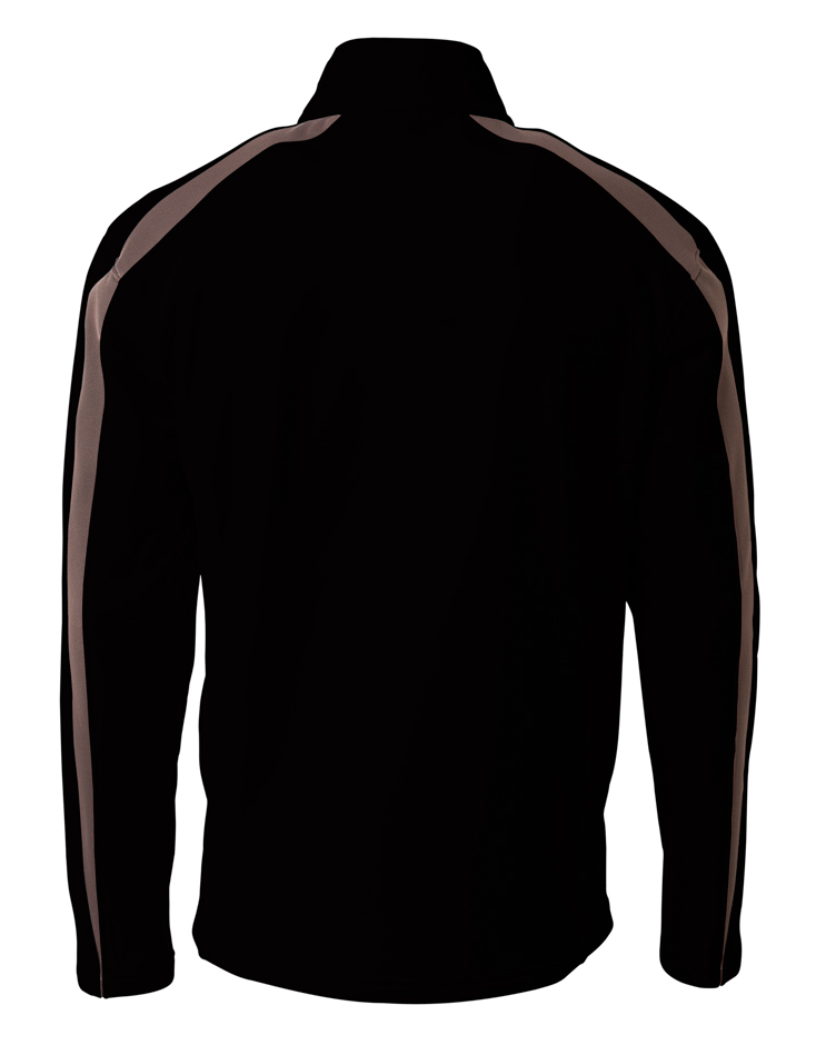 N4005 A4 Mens Spartan Fleece Quarter-Zip Sweatshirt - Back Image