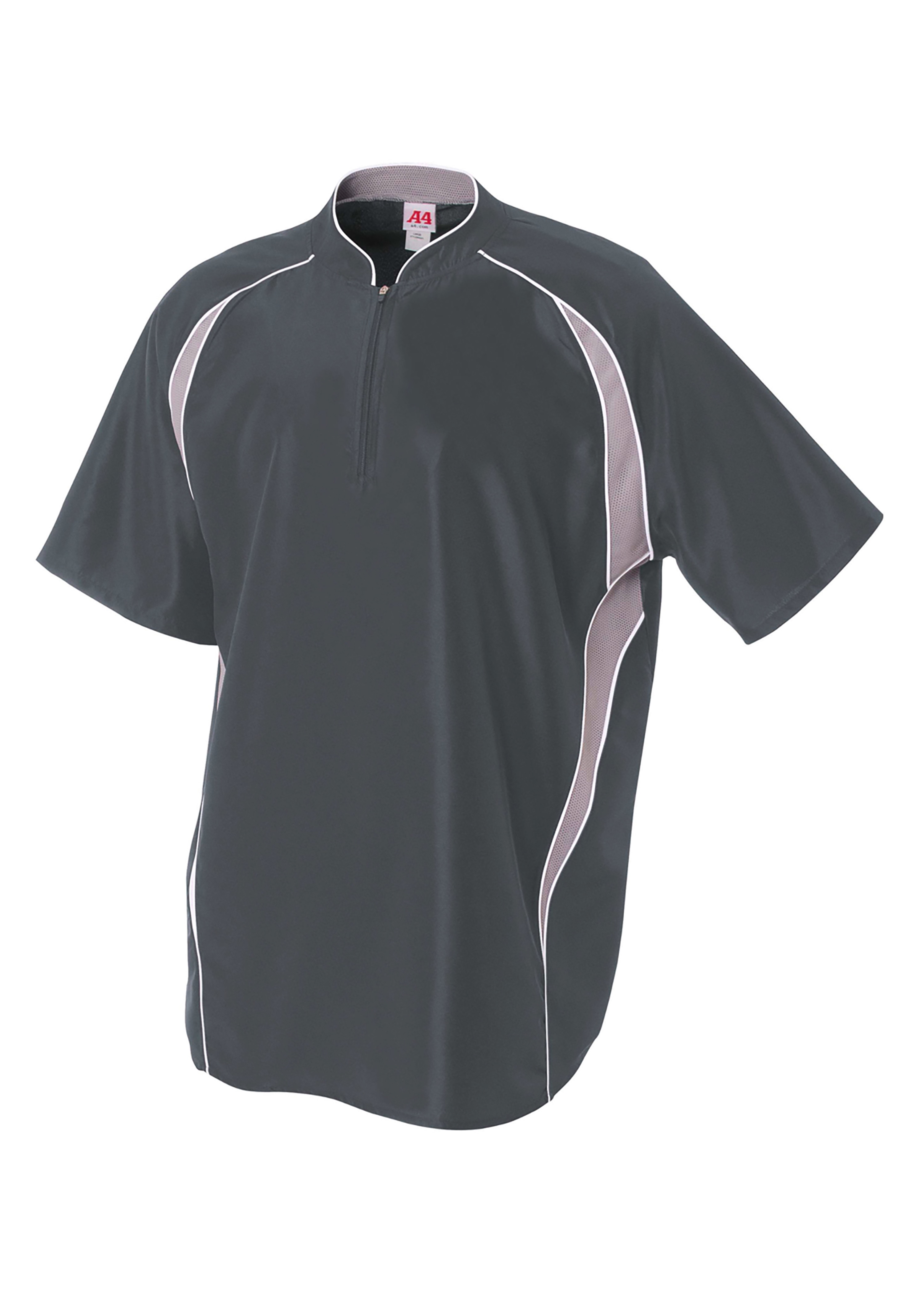 N4241 A4 Mens 1/4 Zip Batting Jacket N4241 A4 Mens 1/4 Zip Batting Jacket
