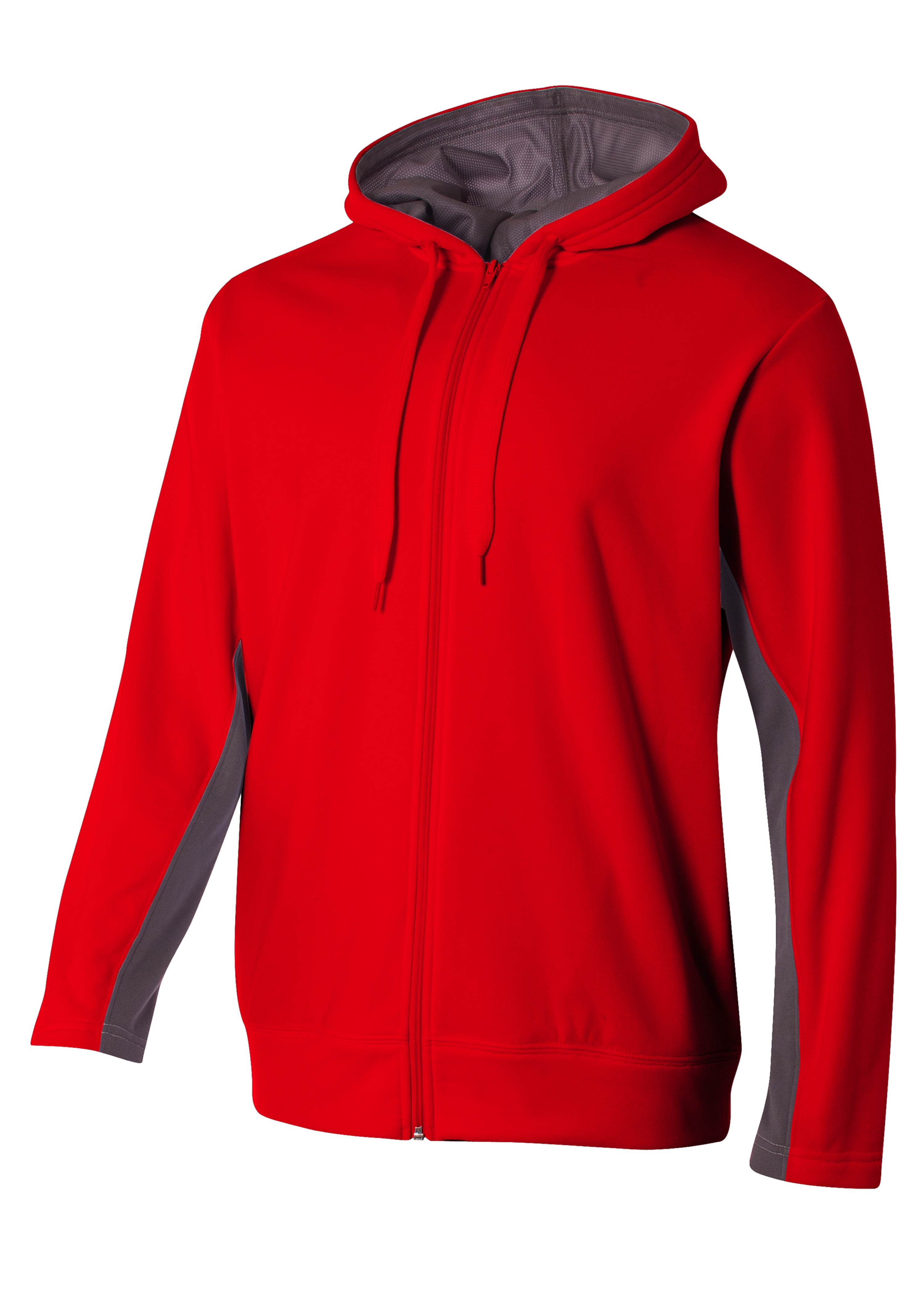 N4251 A4 Adult Tech Fleece Full Zip Hooded Sweatshirt