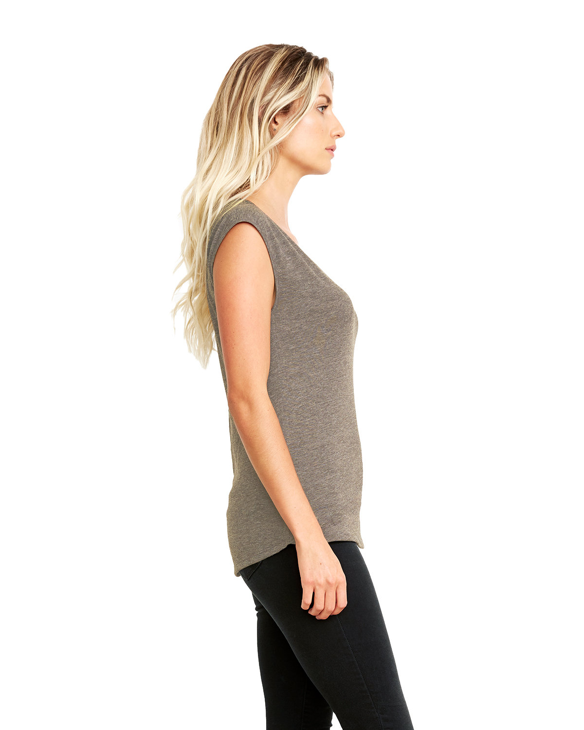 N5040 Next Level Ladies Festival Sleeveless V - Siide Image