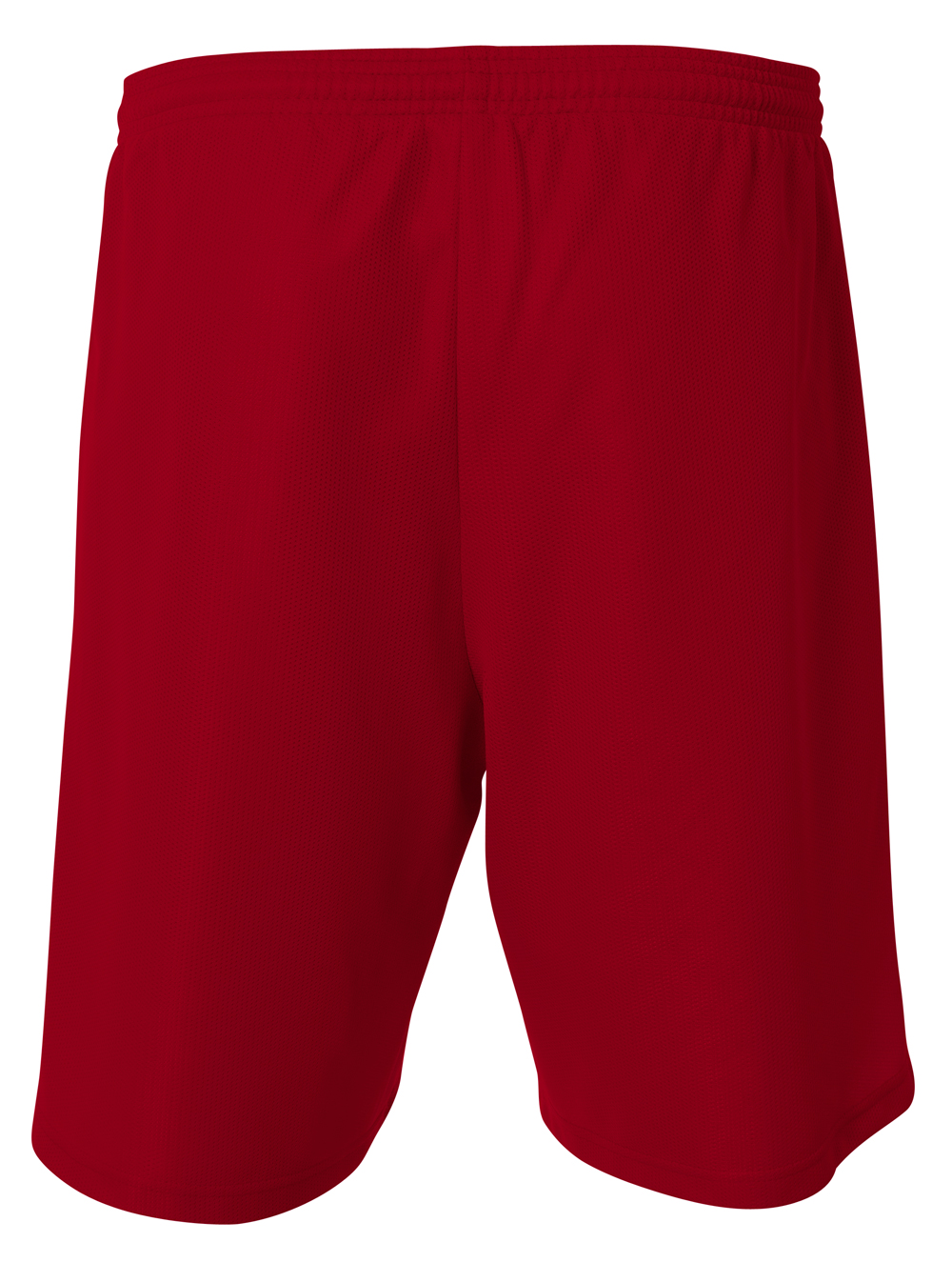 N5184 A4 Mens 7" Inseam Lined Micro Mesh Shorts - Back Image