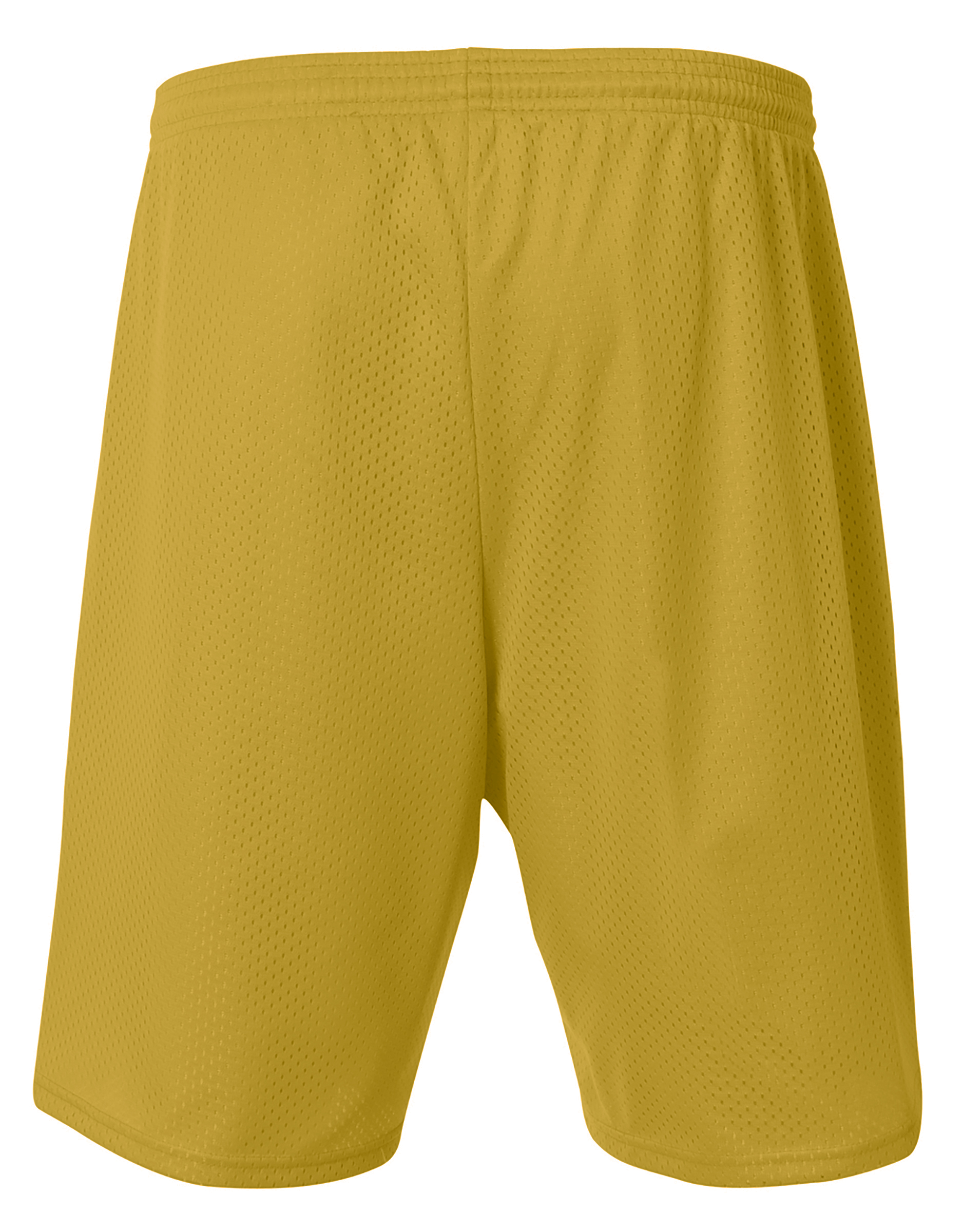 N5293 A4 Adult Tricot Lined 7" Mesh Shorts N5293 A4 Adult Tricot Lined 7" Mesh Shorts - Back Image