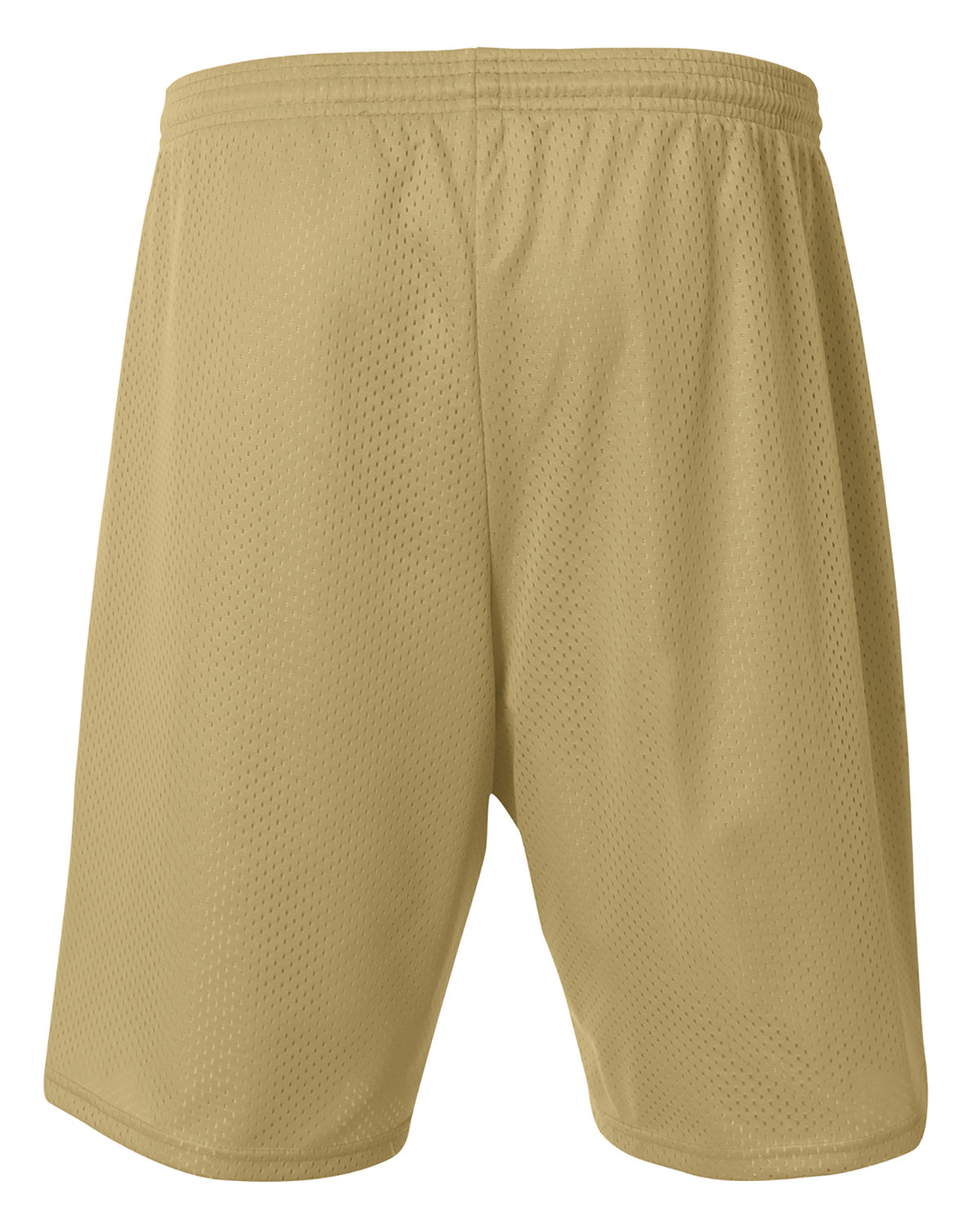 N5296 A4 Men's Tricot-Lined 9 Mesh Shorts - Back Image