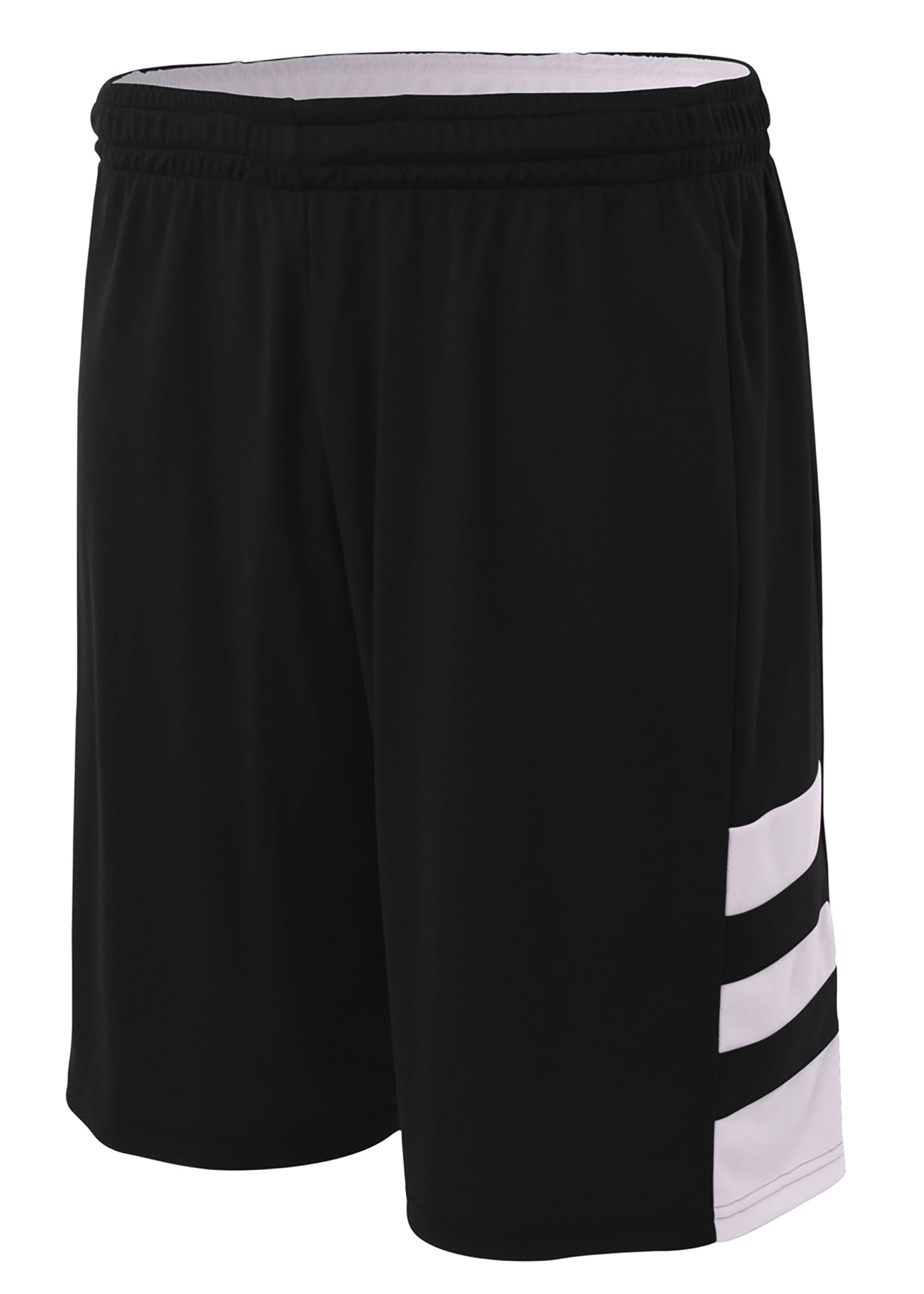 N5334 A4 Adult 10" Inseam Reversible Speedway Shorts