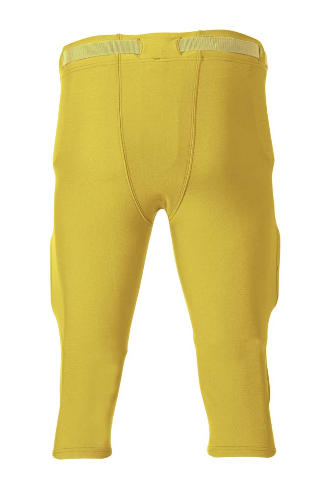 N6181 A4 Mens Flyless Football Pant - Back Image