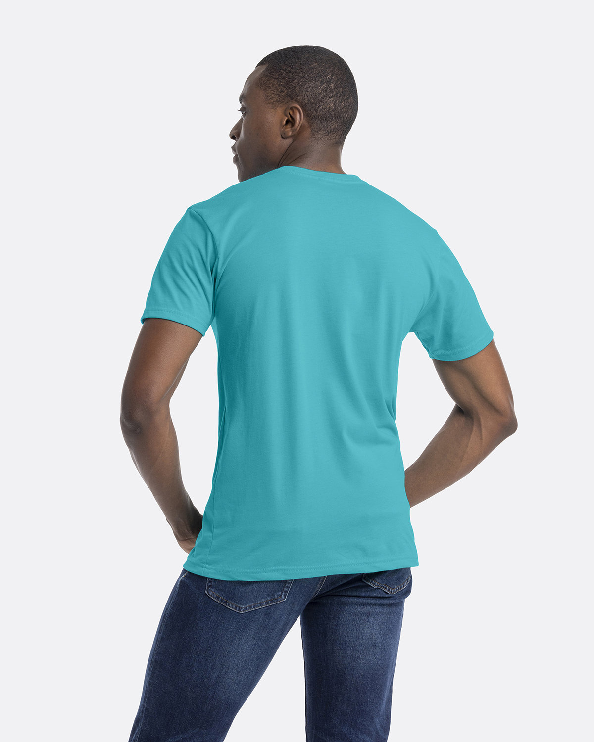 N6210 Next Level Unisex CVC Crewneck T-Shirt - Back Image
