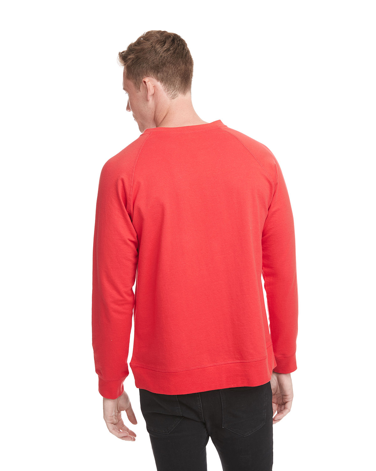 N9000 Next Level Unisex Laguna French Terry Raglan Sweatshirt N9000 Next Level Unisex Laguna French Terry Raglan Sweatshirt - Back Image