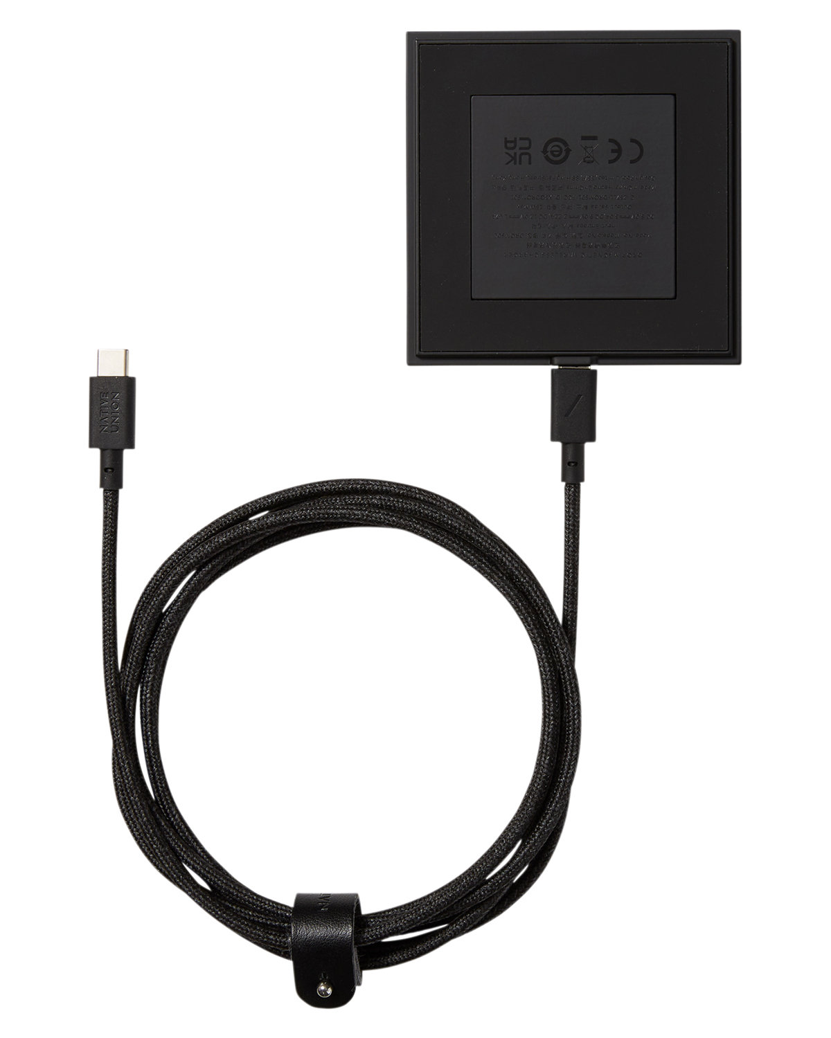 NU004 Native Union Recycled PET Drop Mobile Phone Magnetic Charger - Back Image