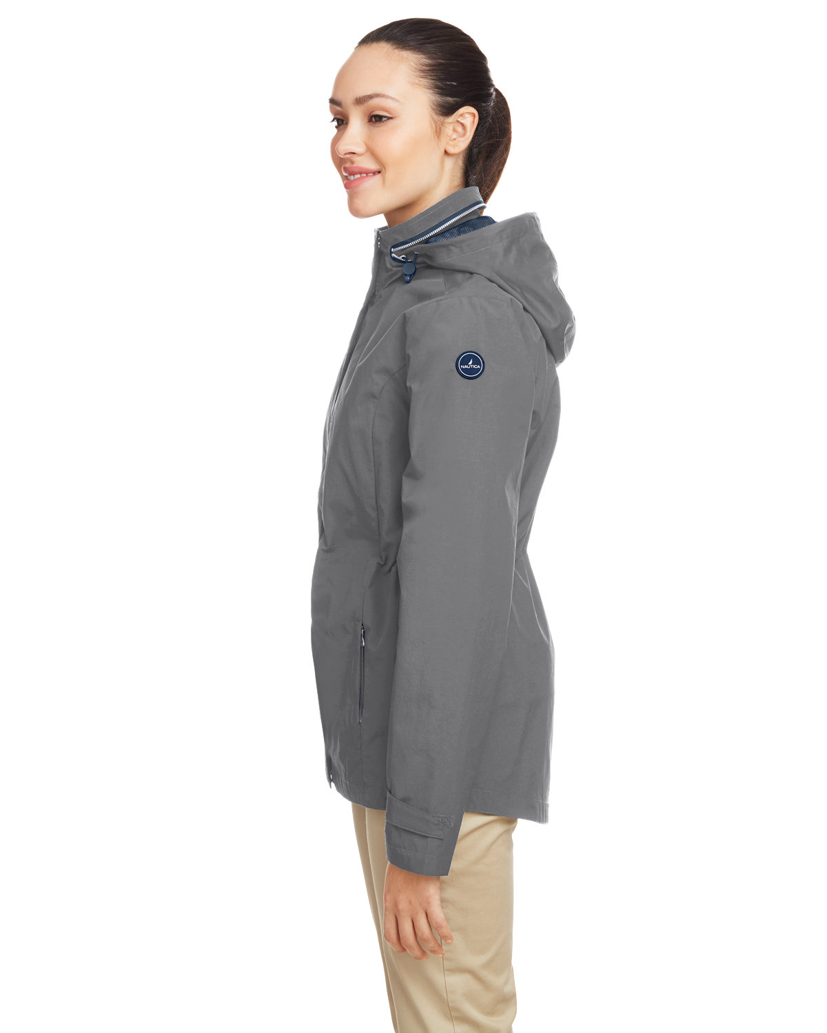 N17183 Nautica Ladies Voyage Raincoat - Siide Image