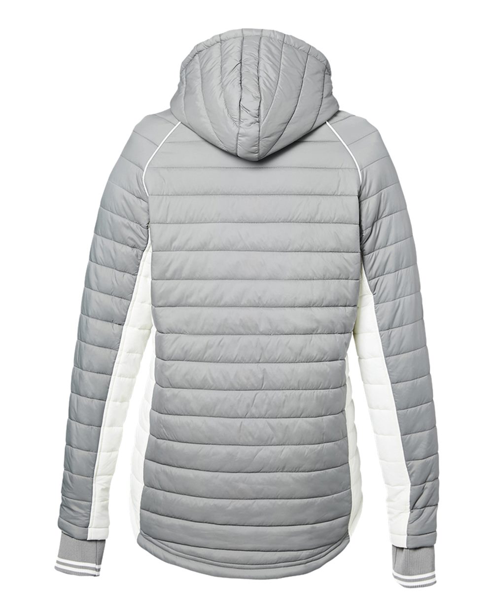 N17187 Nautica Ladies l Mile Puffer Packable Jacket - Back Image