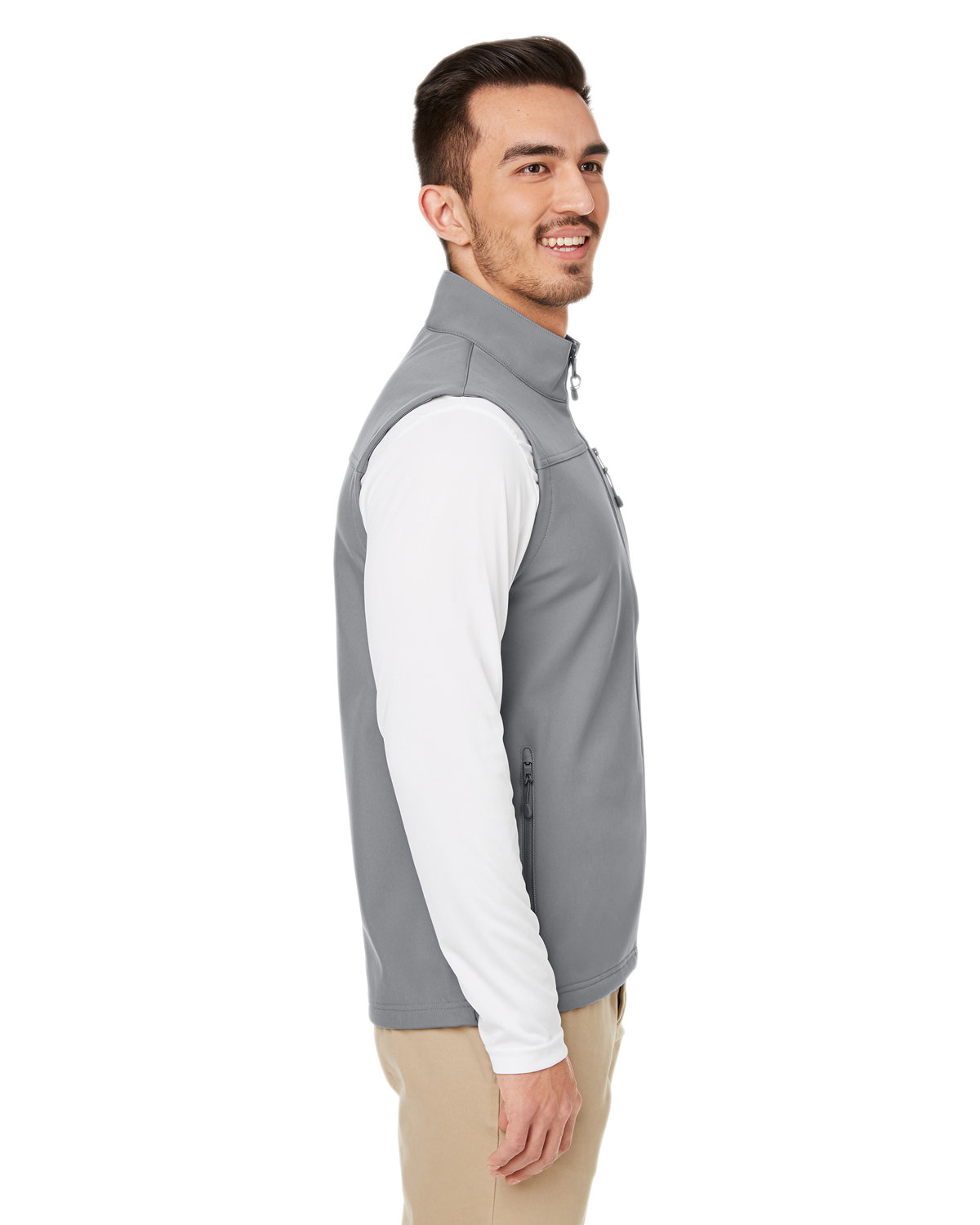 N17792 Nautica Mens Wavestorm Softshell Vest - Siide Image