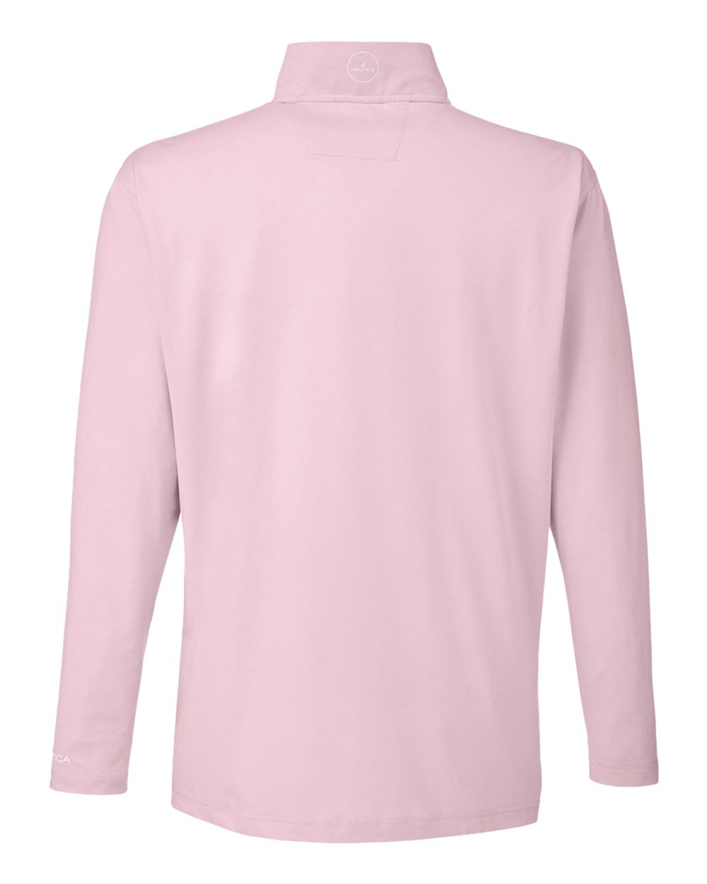 N17924 Nautica Mens Saltwater Quarter-Zip Pullover - Back Image