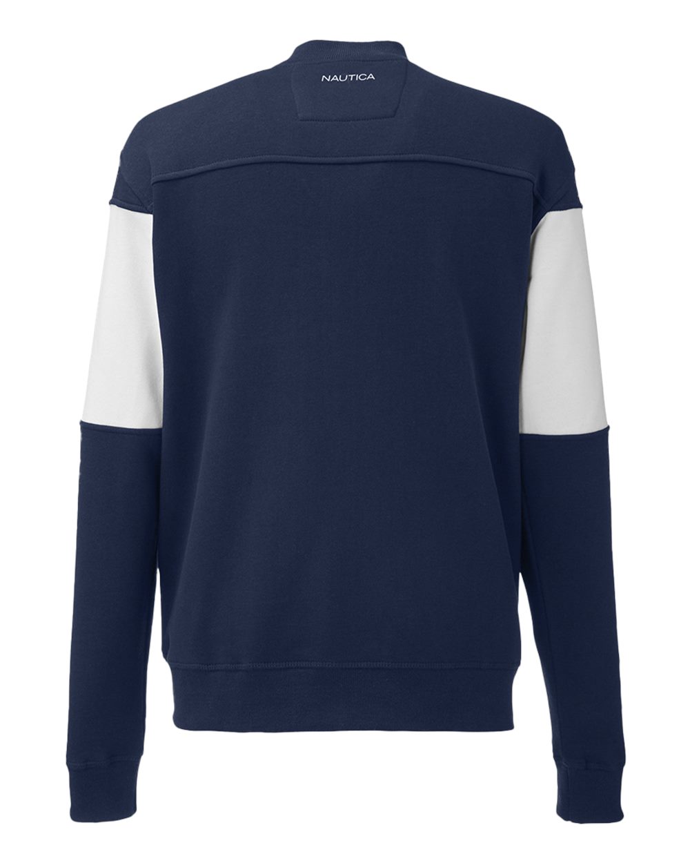 N17928 Nautica Anchor Bomber Full-Zip Fleece Jacket - Back Image