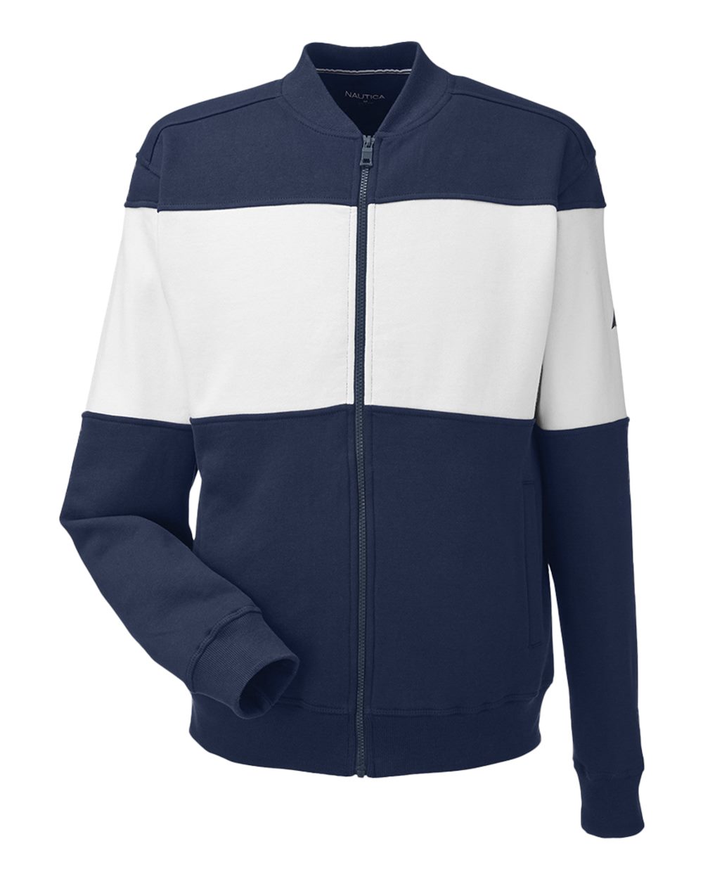N17928 Nautica Anchor Bomber Full-Zip Fleece Jacket