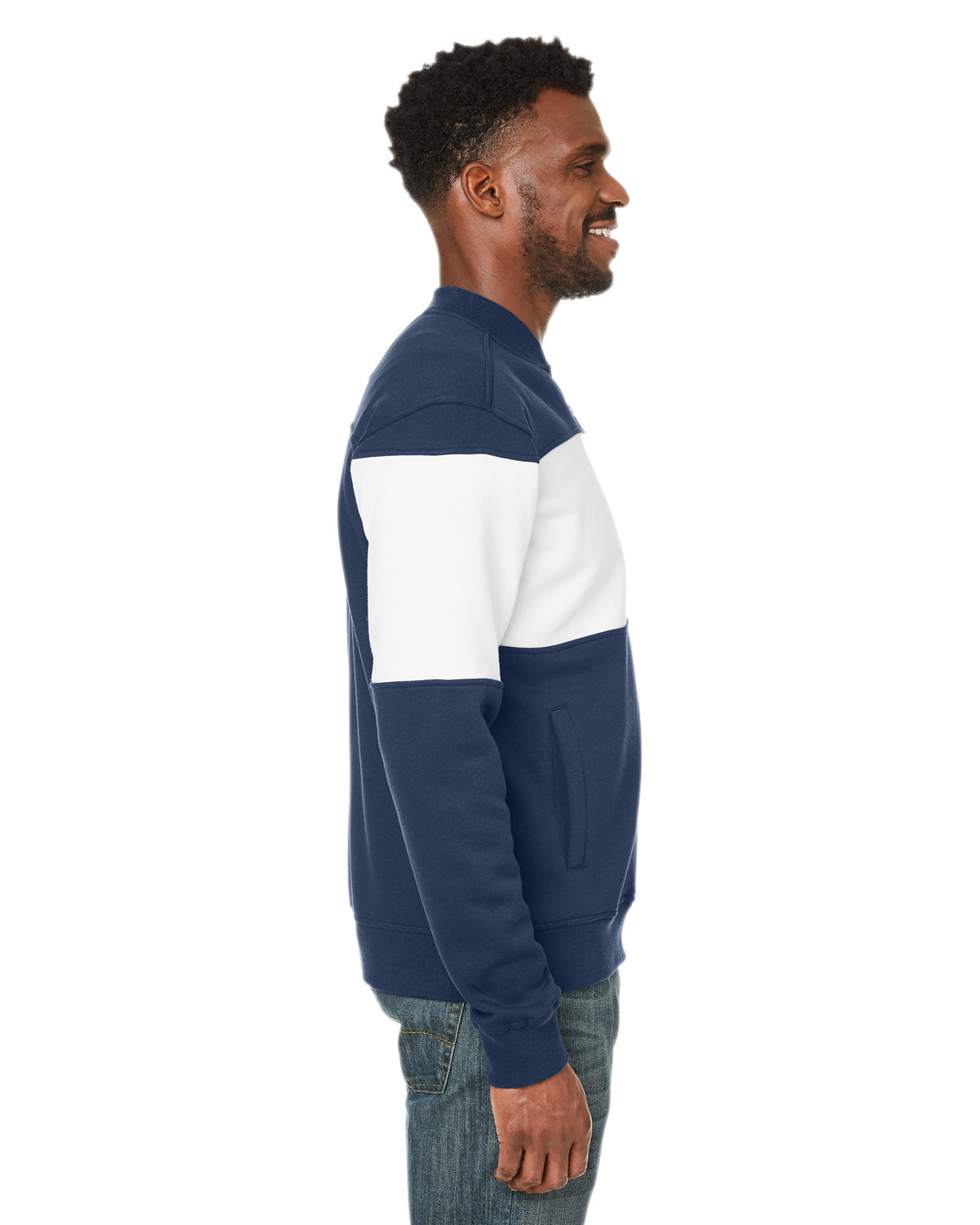N17928 Nautica Anchor Bomber Full-Zip Fleece Jacket - Siide Image