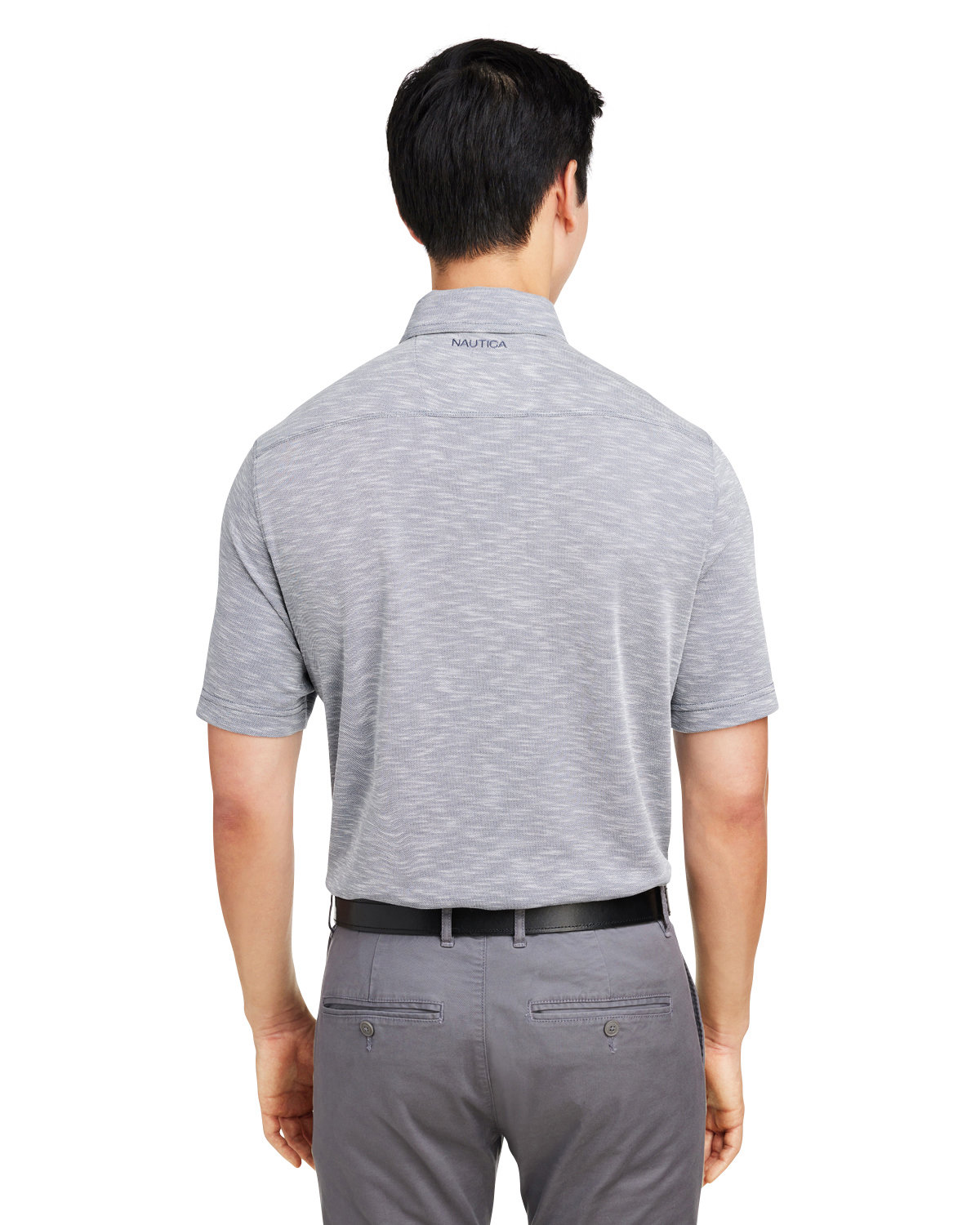 N17973 Nautica Mens Sun Surfer Polo - Back Image