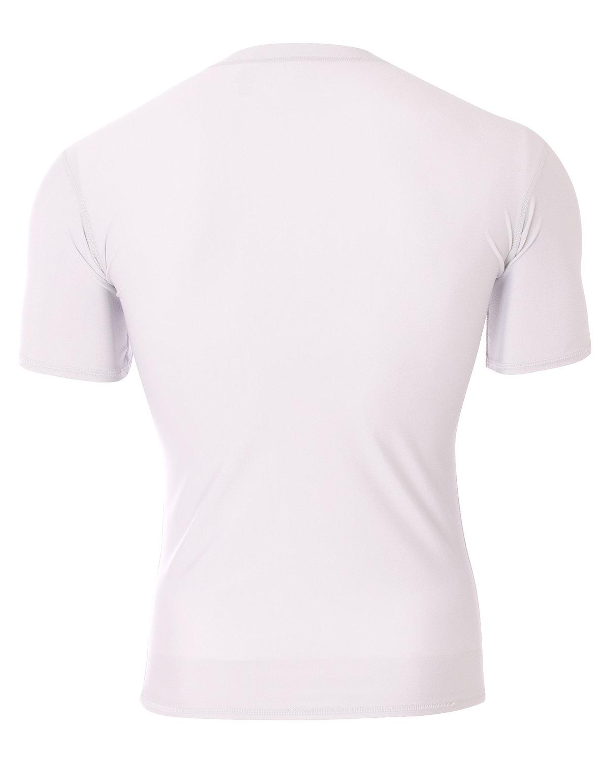 NB3130 A4 Youth Short Sleeve Compression T-Shirt - Back Image