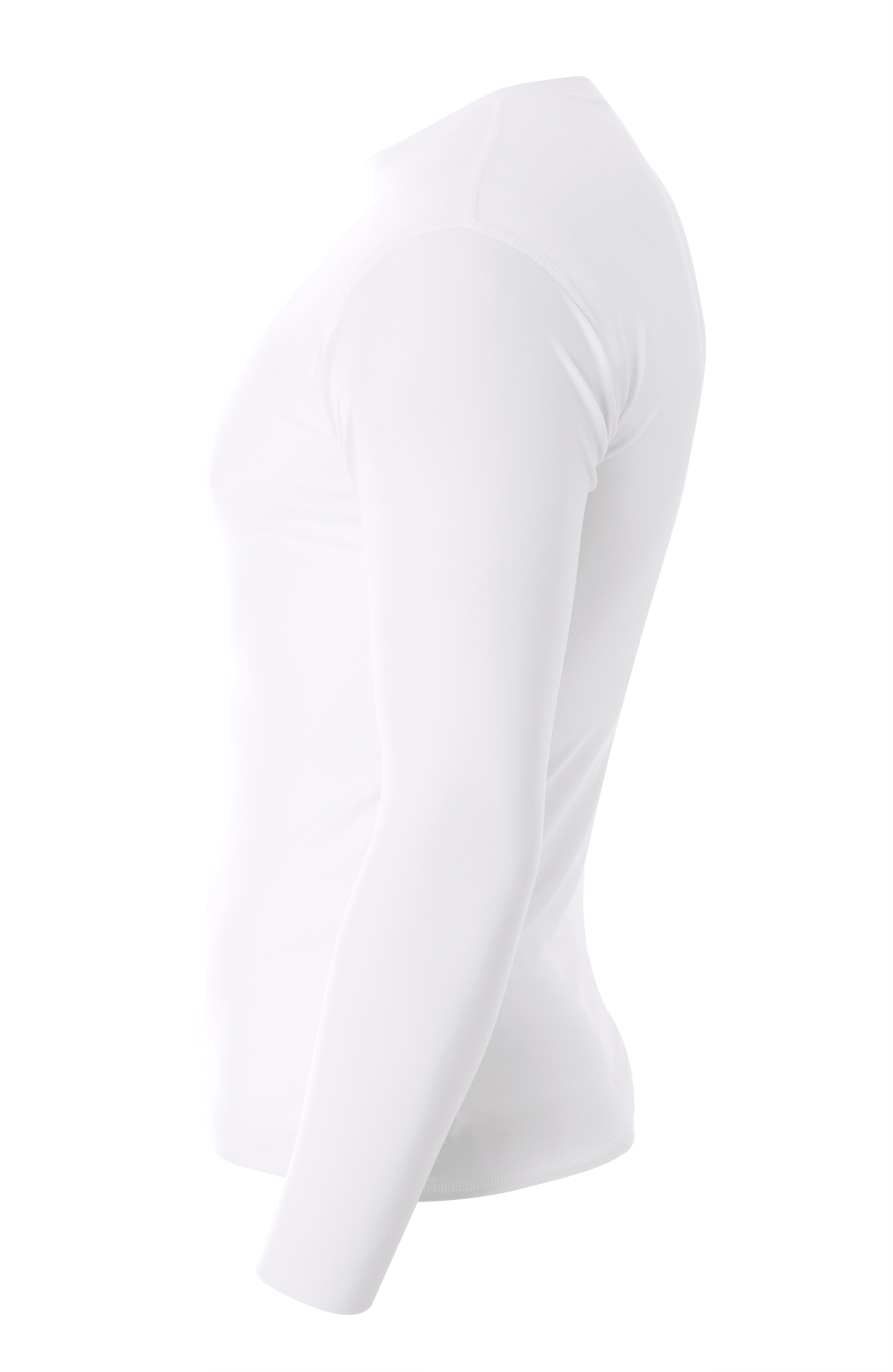 NB3133 A4 Youth Long Sleeve Compression Crewneck T-Shirt NB3133 A4 Youth Long Sleeve Compression Crewneck T-Shirt - Siide Image