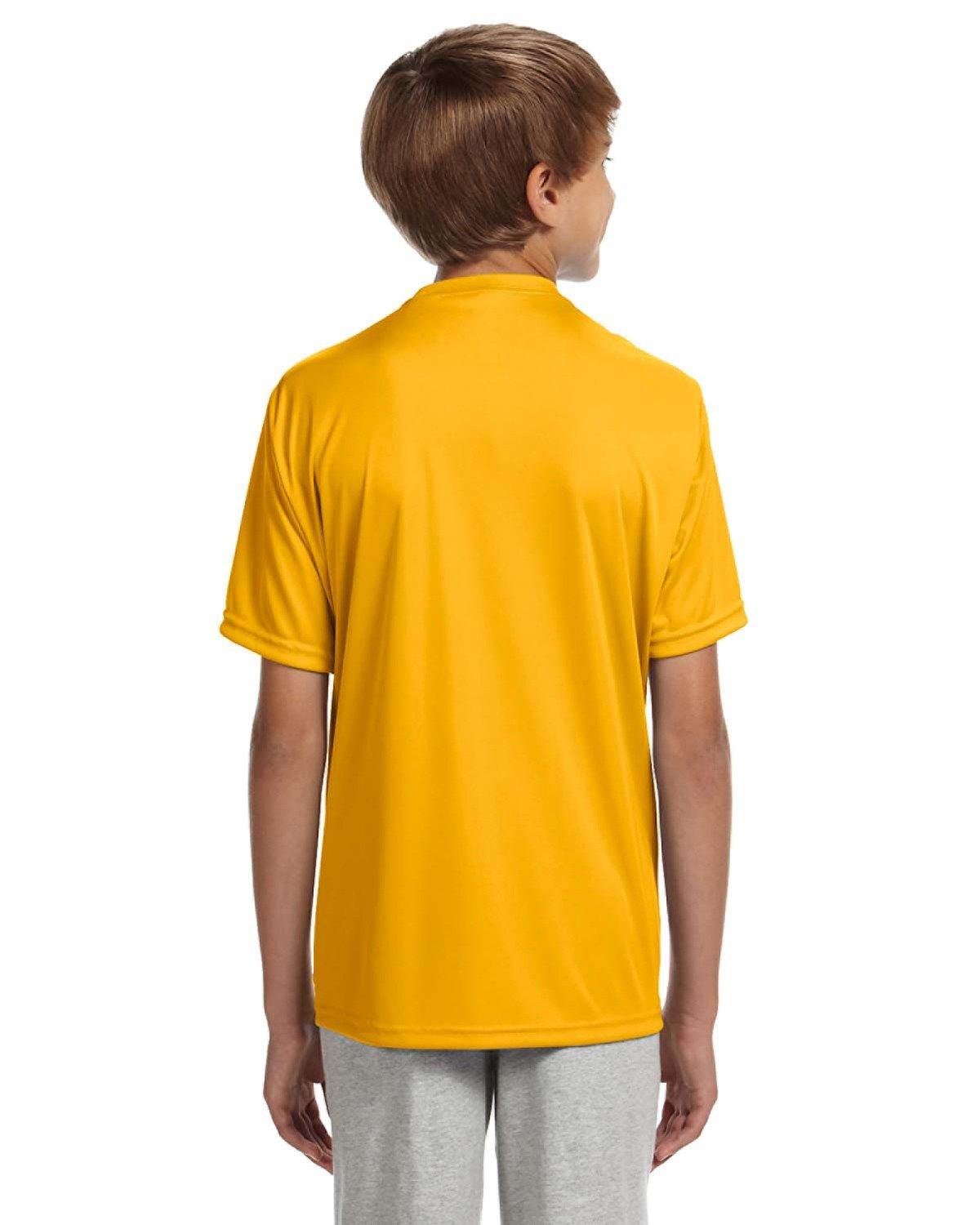 NB3142 A4 Youth Cooling Performance T-Shirt - Back Image