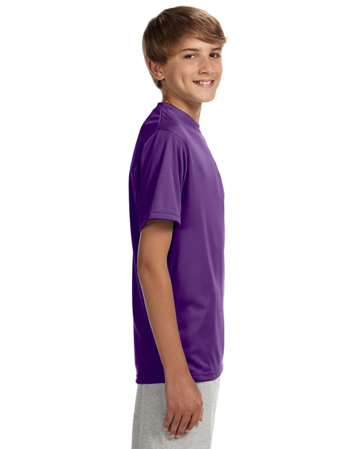 NB3142 A4 Youth Cooling Performance T-Shirt - Siide Image