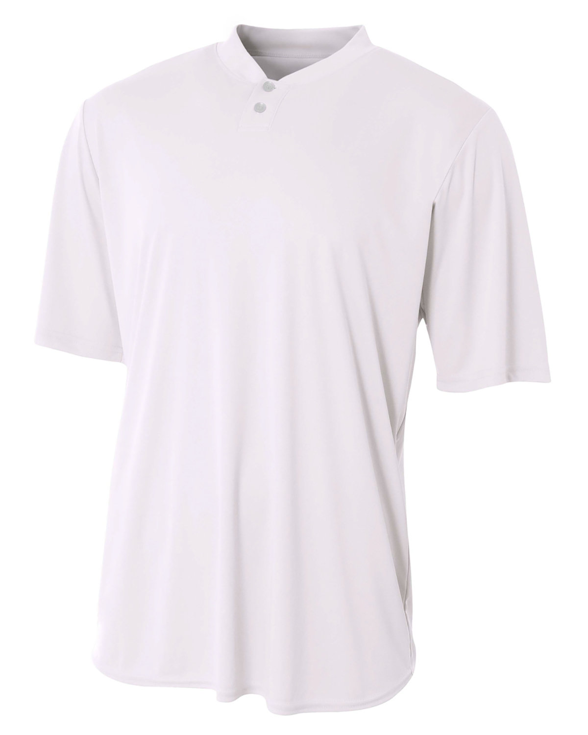 NB3143 A4 Youth Tek 2-Button Henley Jersey Zoom Image