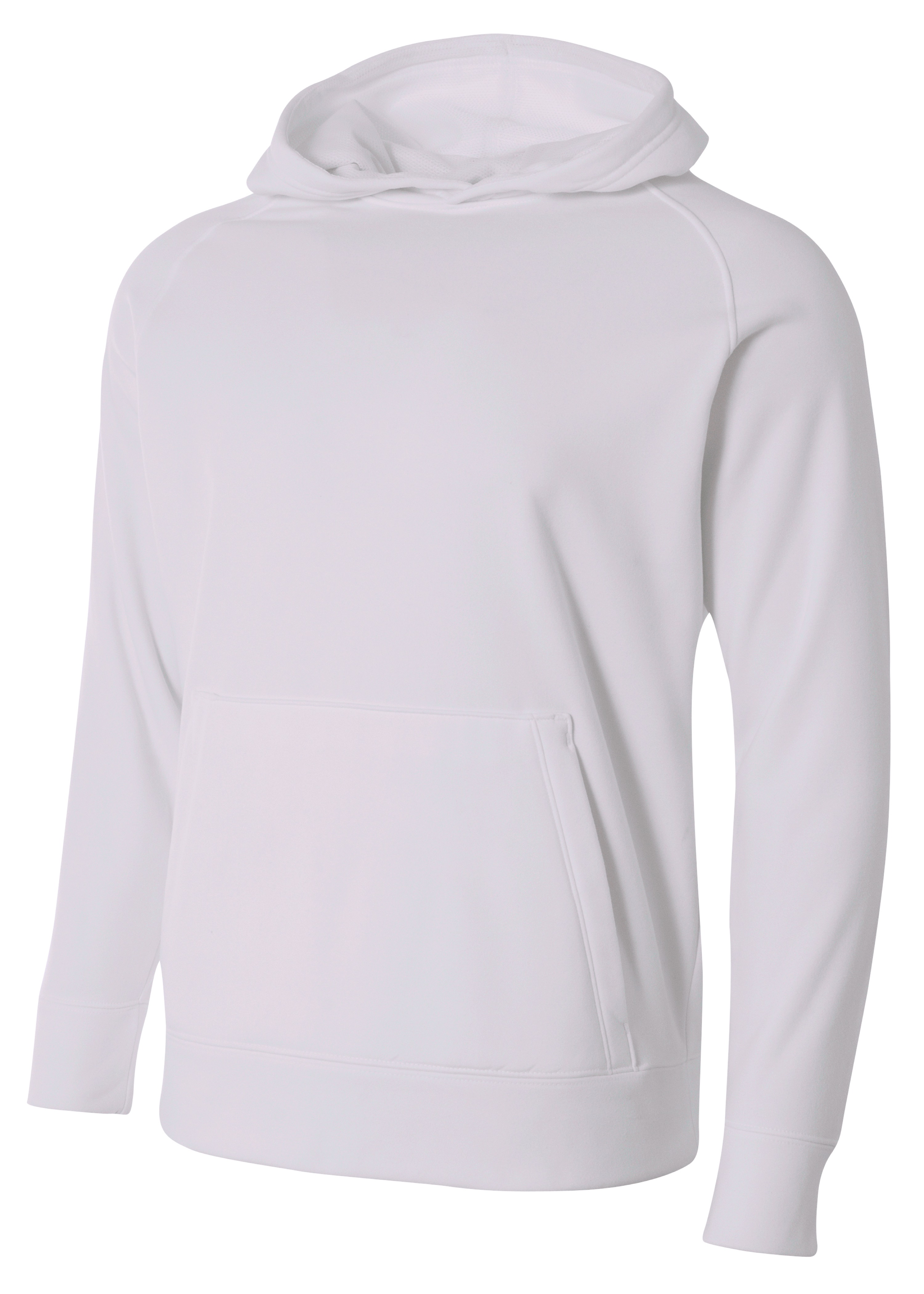 NB4237 A4 Youth Solid Tech Fleece Pullover Hoodie