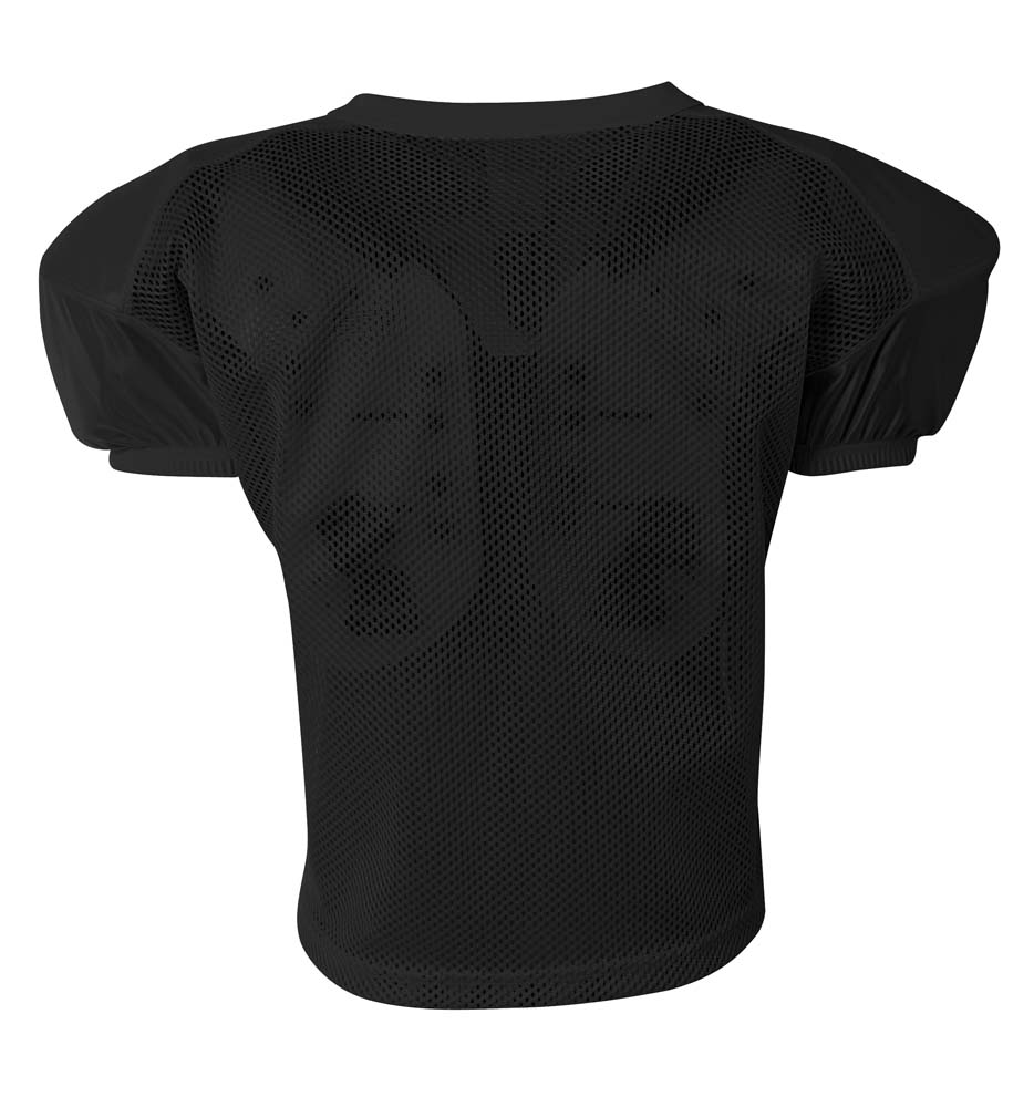NB4260 A4 Youth Drills Polyester Mesh Practice Jersey - Back Image