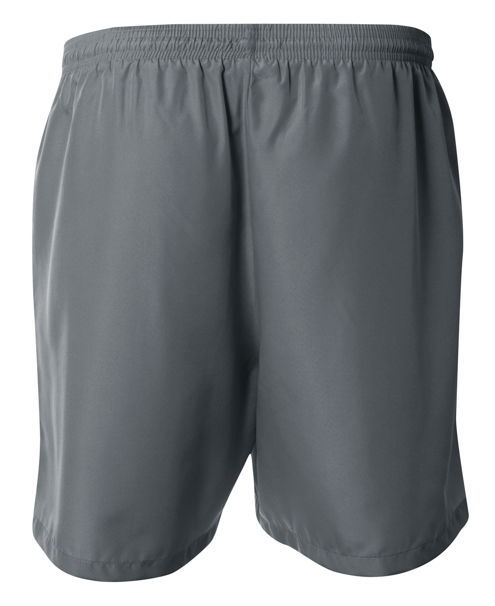 NB5343 A4 Youth Woven Soccer Shorts - Back Image