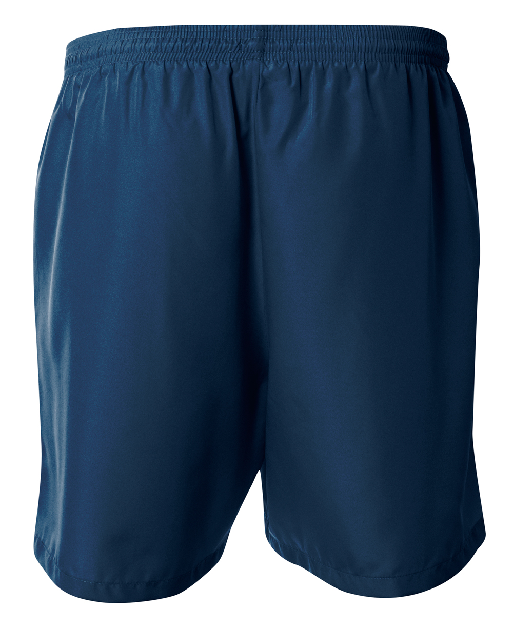 NB5343 A4 Youth Woven Soccer Shorts - Back Image