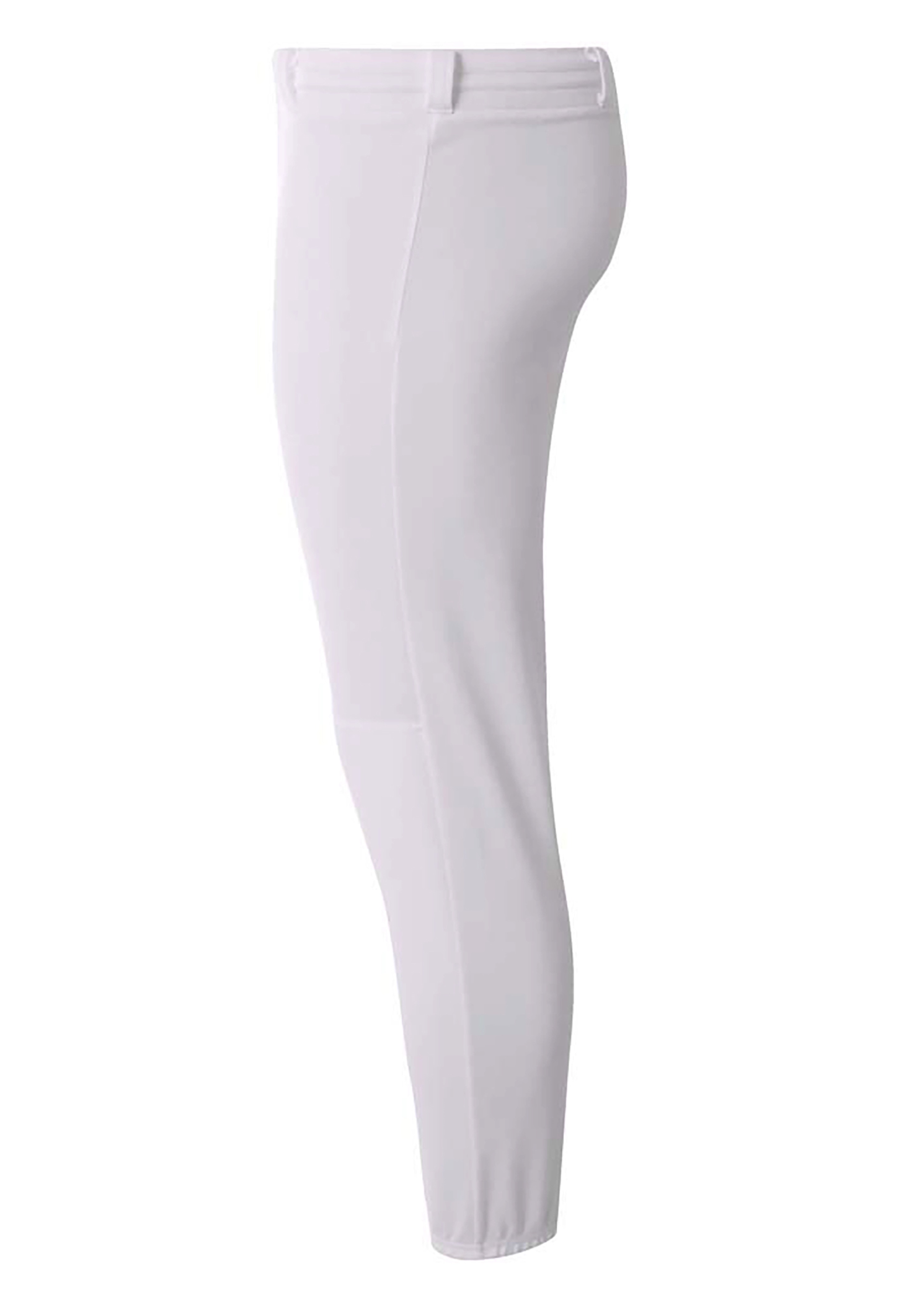 NB6195 A4 Youth Double Play Polyester Elastic Waist With Belt Loops Baseball Pant - Siide Image