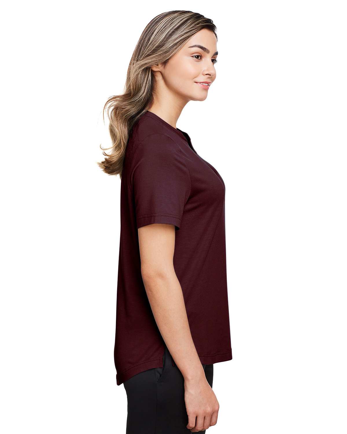 NE100W North End Ladies Jaq Snap-Up Stretch Performance Polo - Siide Image