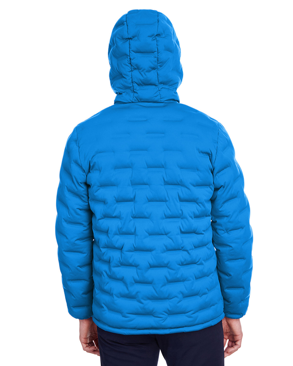 NE708 North End Mens Loft Puffer Jacket - Back Image