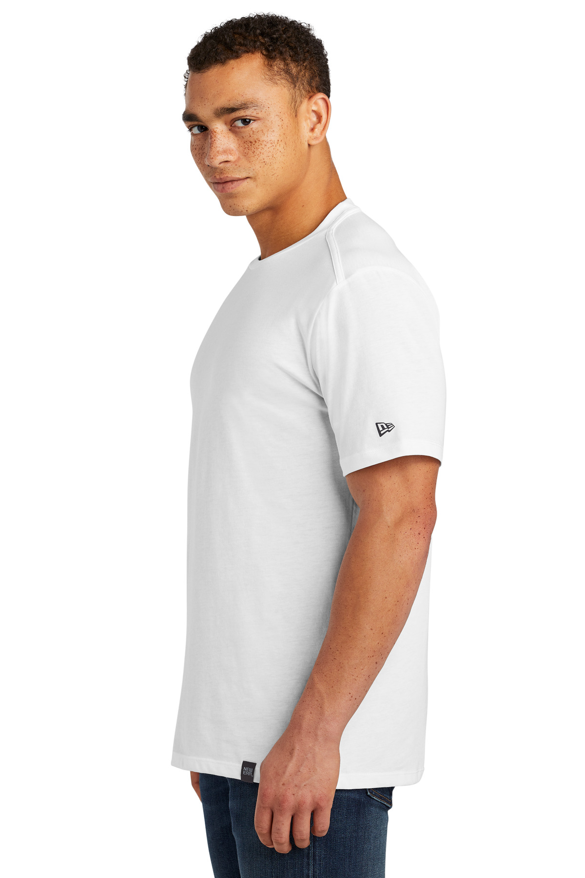 NEA100 New Era Heritage Blend Crew Tee. - Siide Image