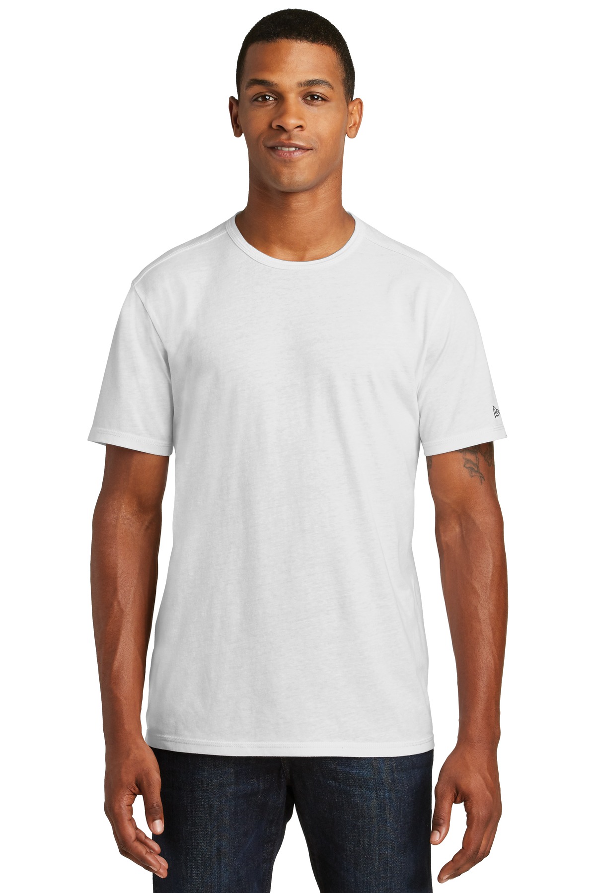 NEA130 New Era Tri-Blend Performance Crew Tee.
