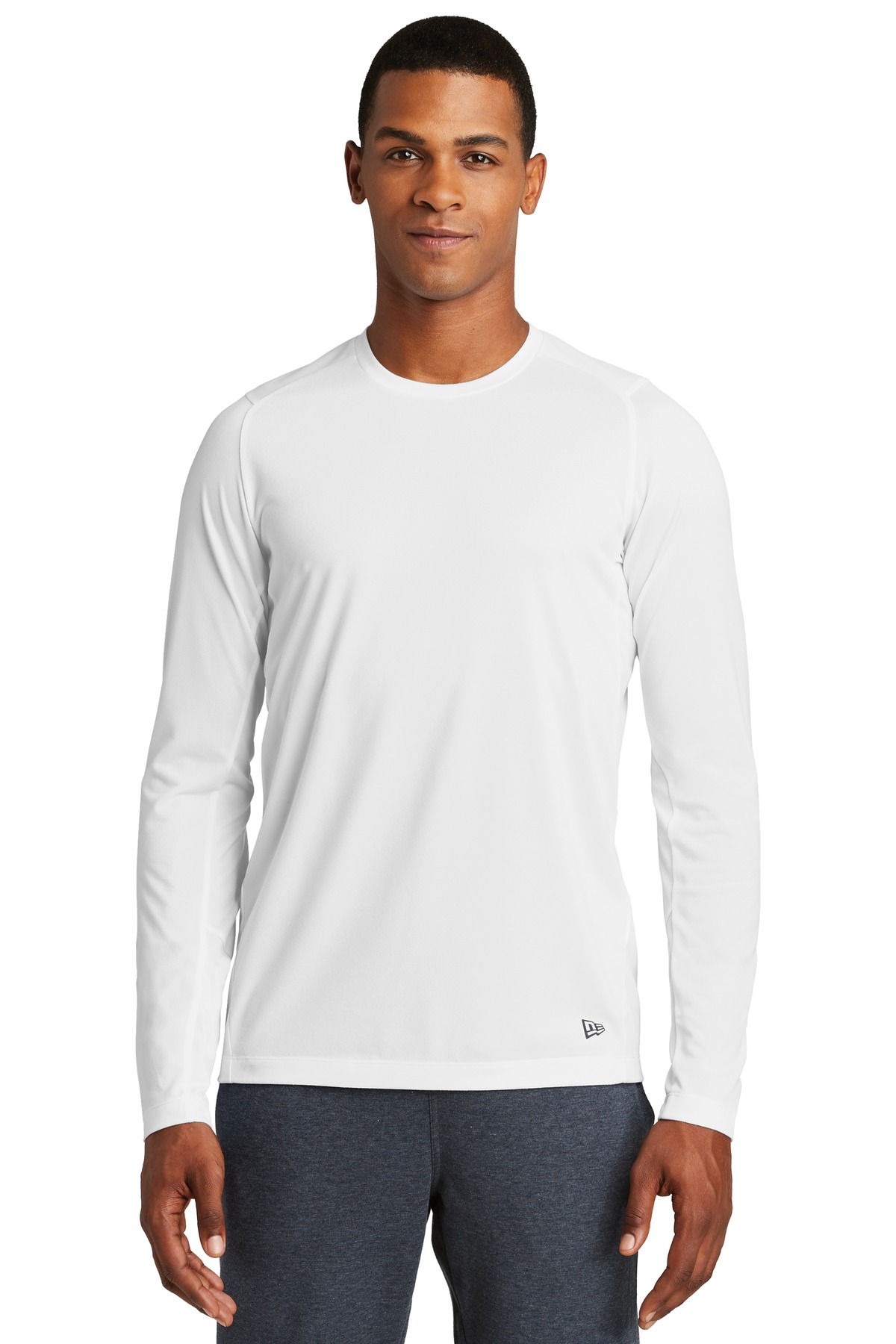 NEA201 New Era Series Performance Long Sleeve Crew Tee.