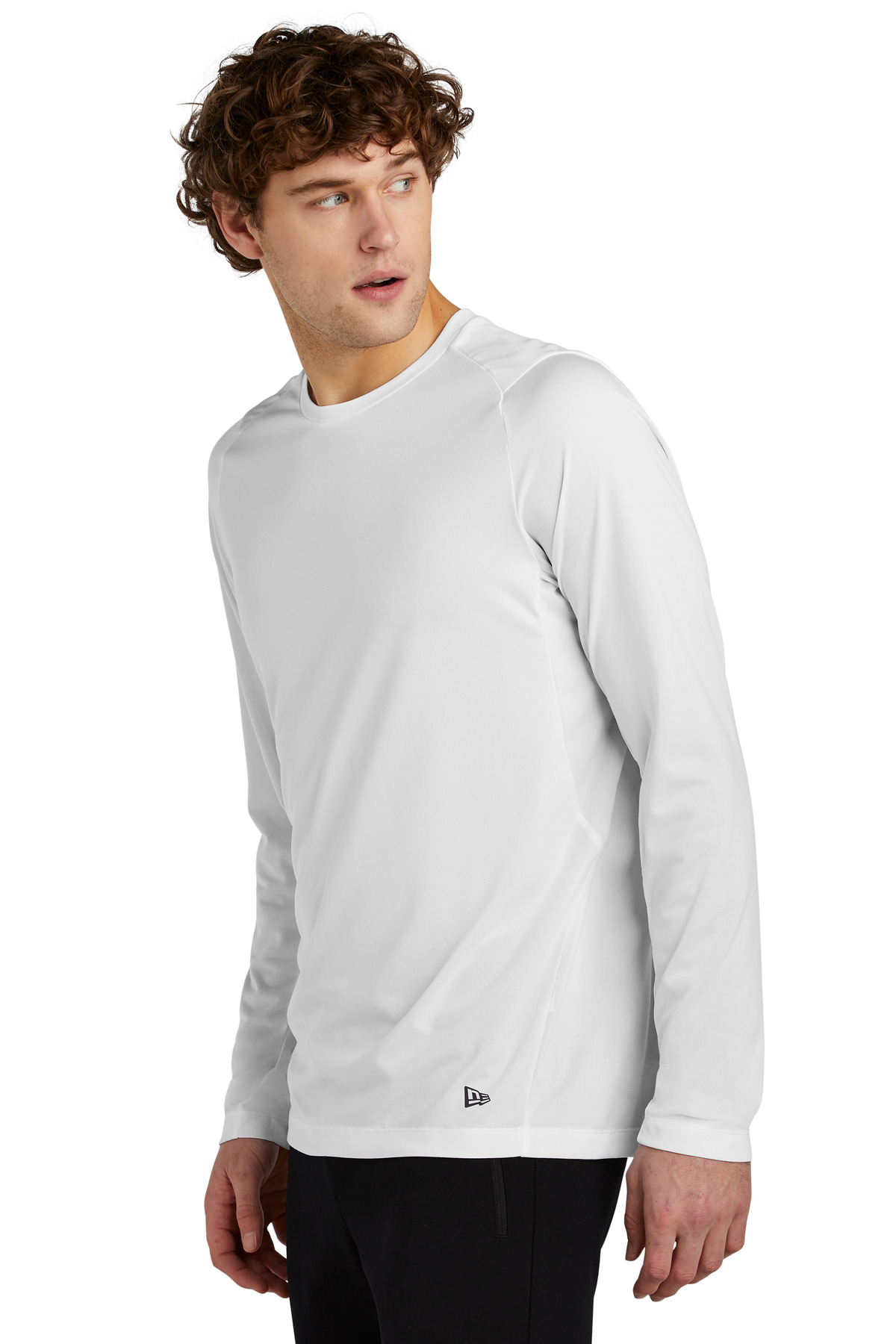 NEA201 New Era Series Performance Long Sleeve Crew Tee. - Siide Image