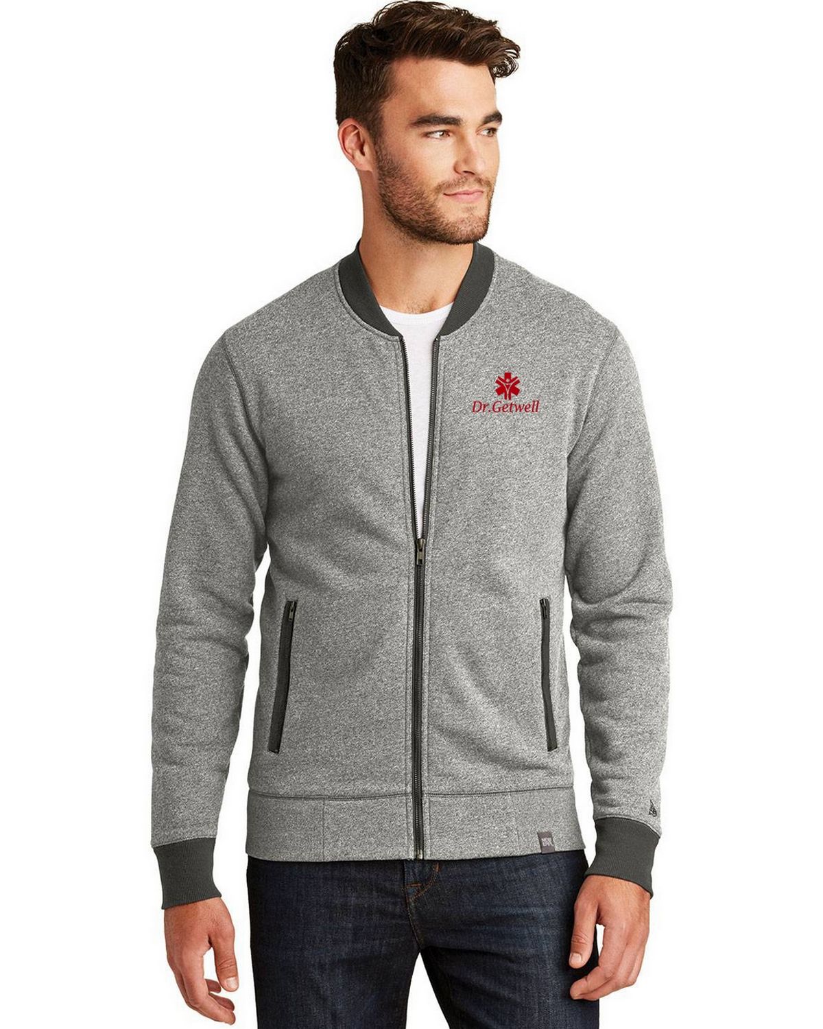 NEA503 New Era French Terry Baseball Full-Zip. NEA503 New Era French Terry Baseball Full-Zip.